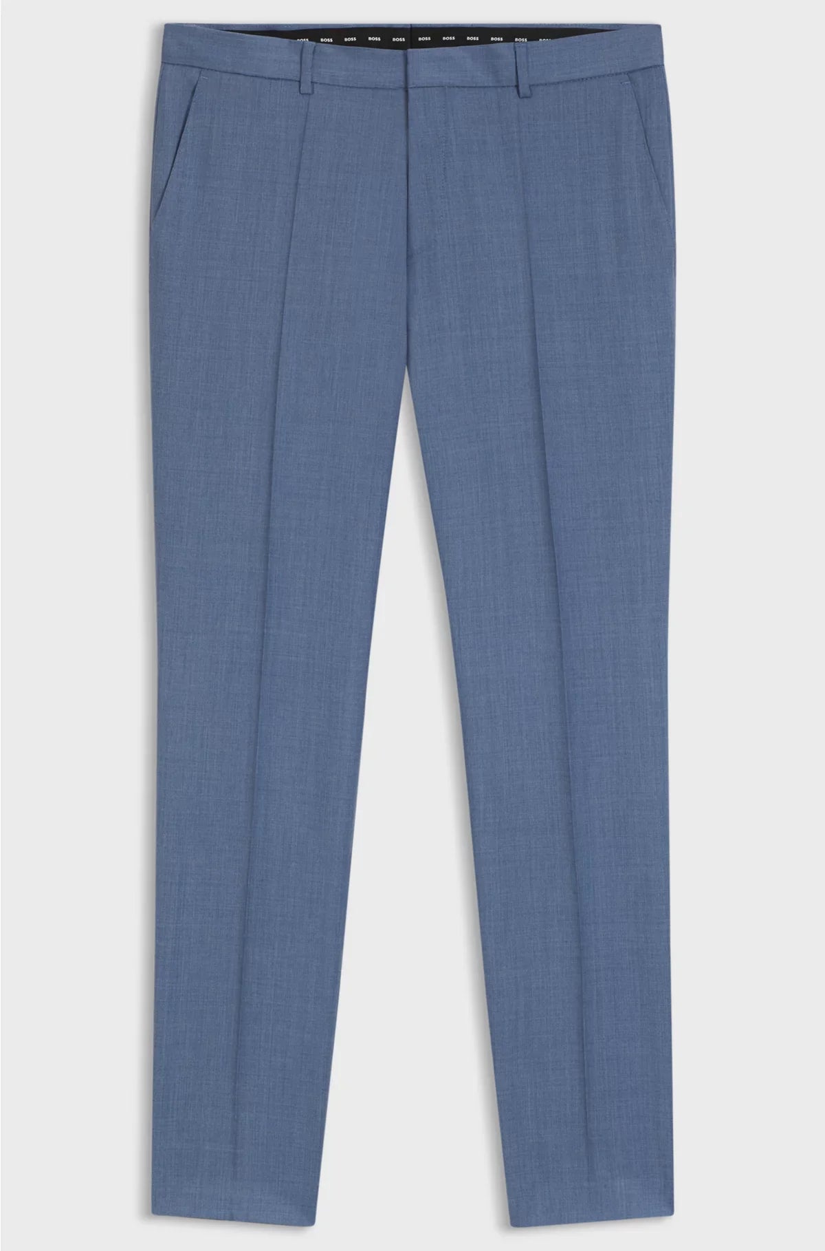 SLIM-FIT TROUSERS IN VIRGIN-WOOL SERGE