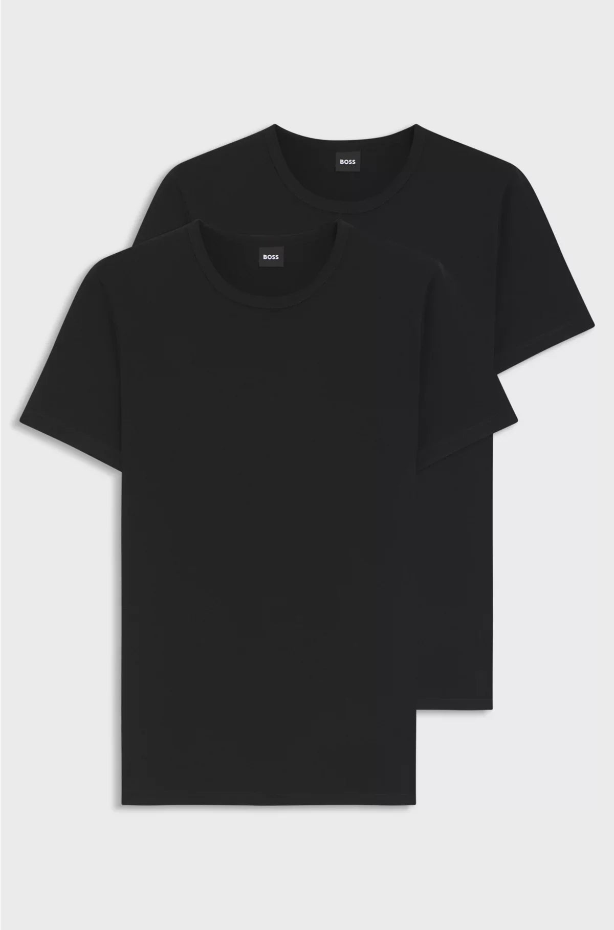 TWO-PACK OF STRETCH-COTTON UNDERWEAR T-SHIRTS WITH LOGO