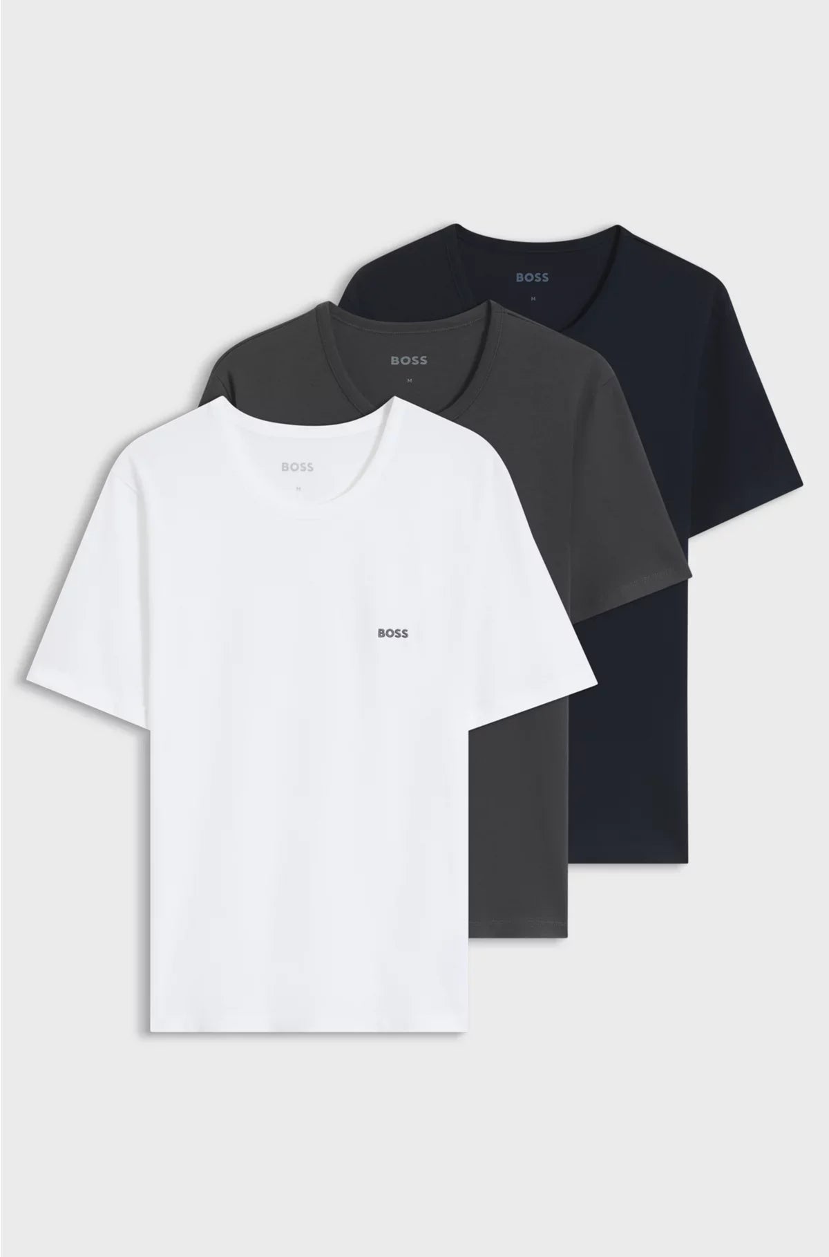 THREE-PACK OF LOGO-EMBROIDERED T-SHIRTS IN COTTON