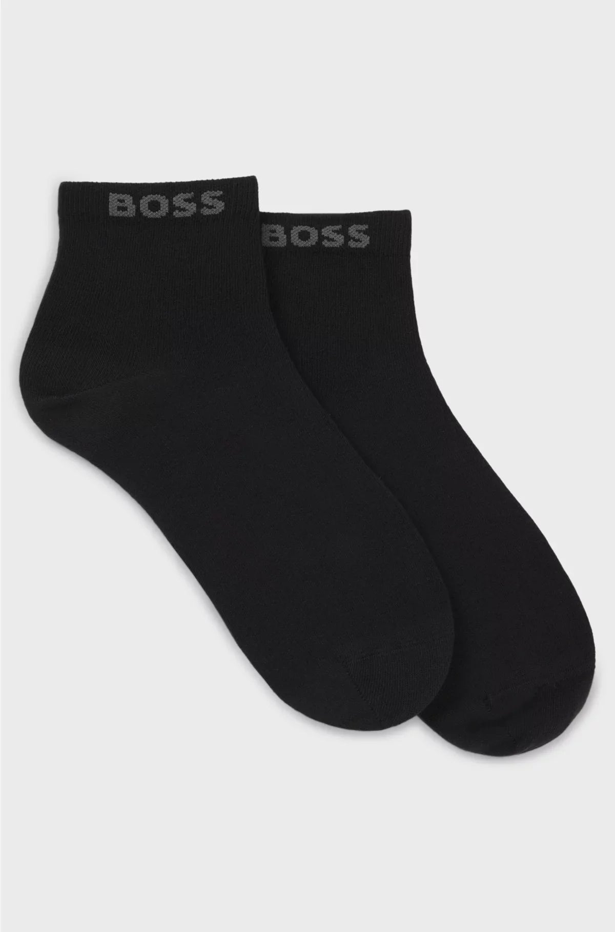 TWO-PACK OF SHORT SOCKS WITH LOGO CUFFS