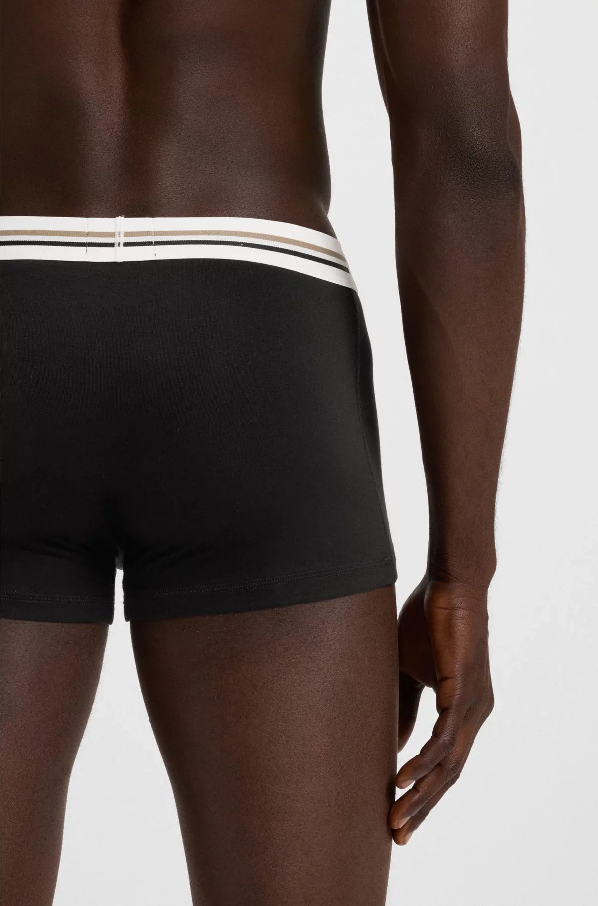 THREE-PACK OF TRUNKS WITH LOGO AND STRIPE WAISTBANDS