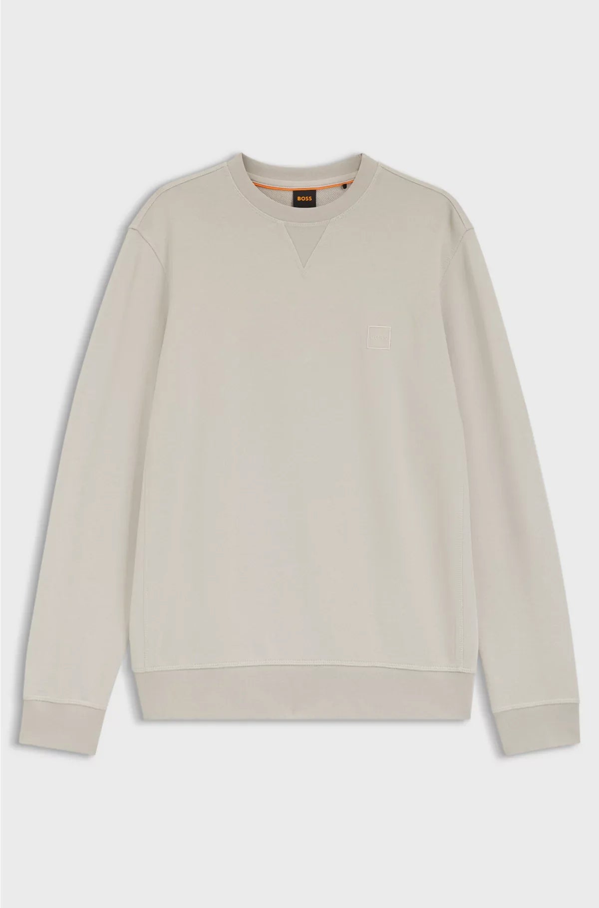 COTTON-TERRY SWEATSHIRT WITH LOGO PATCH