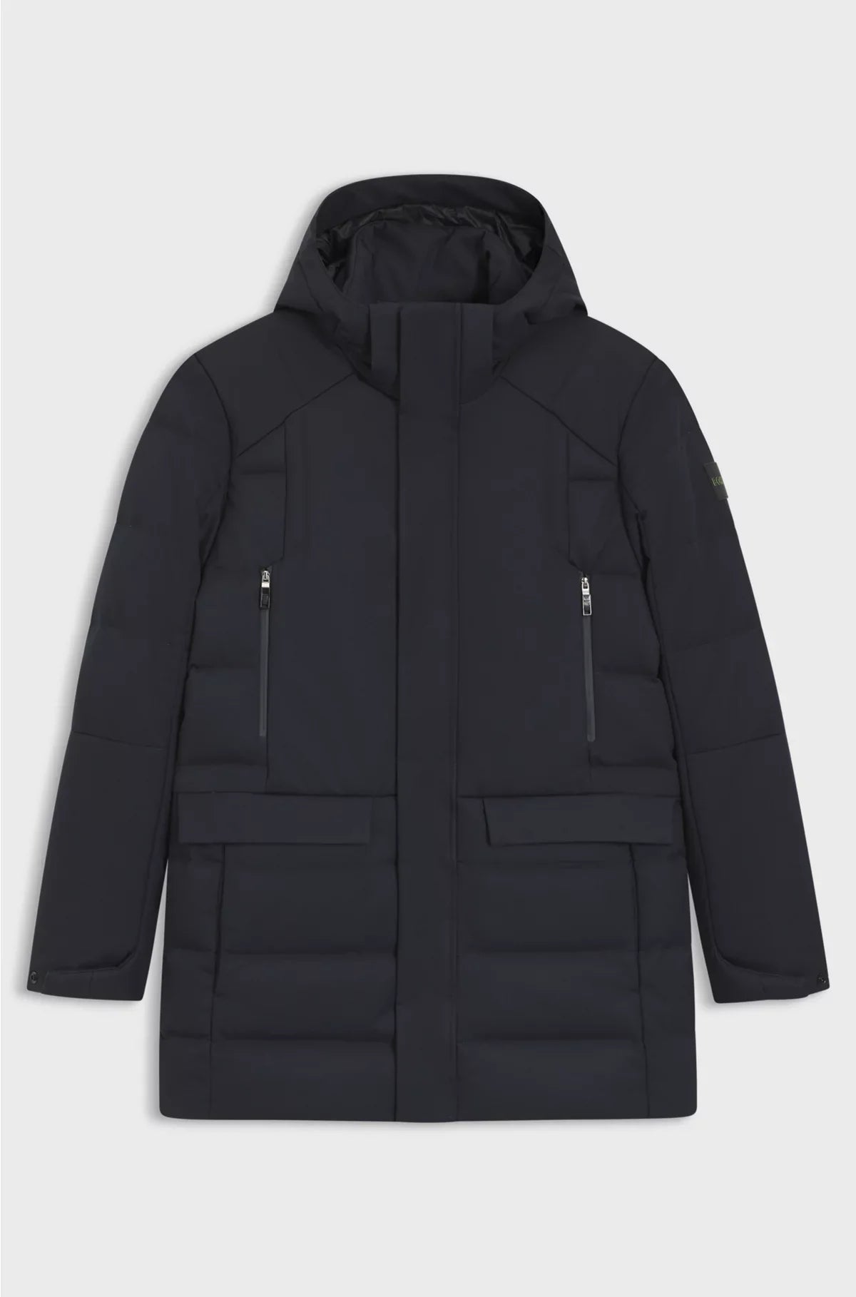 WATER-REPELLENT HOODED PARKA WITH DOWN FILLING