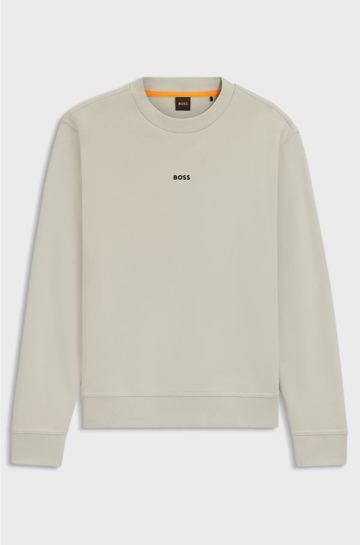 RELAXED-FIT SWEATSHIRT IN COTTON TERRY WITH CONTRAST LOGO