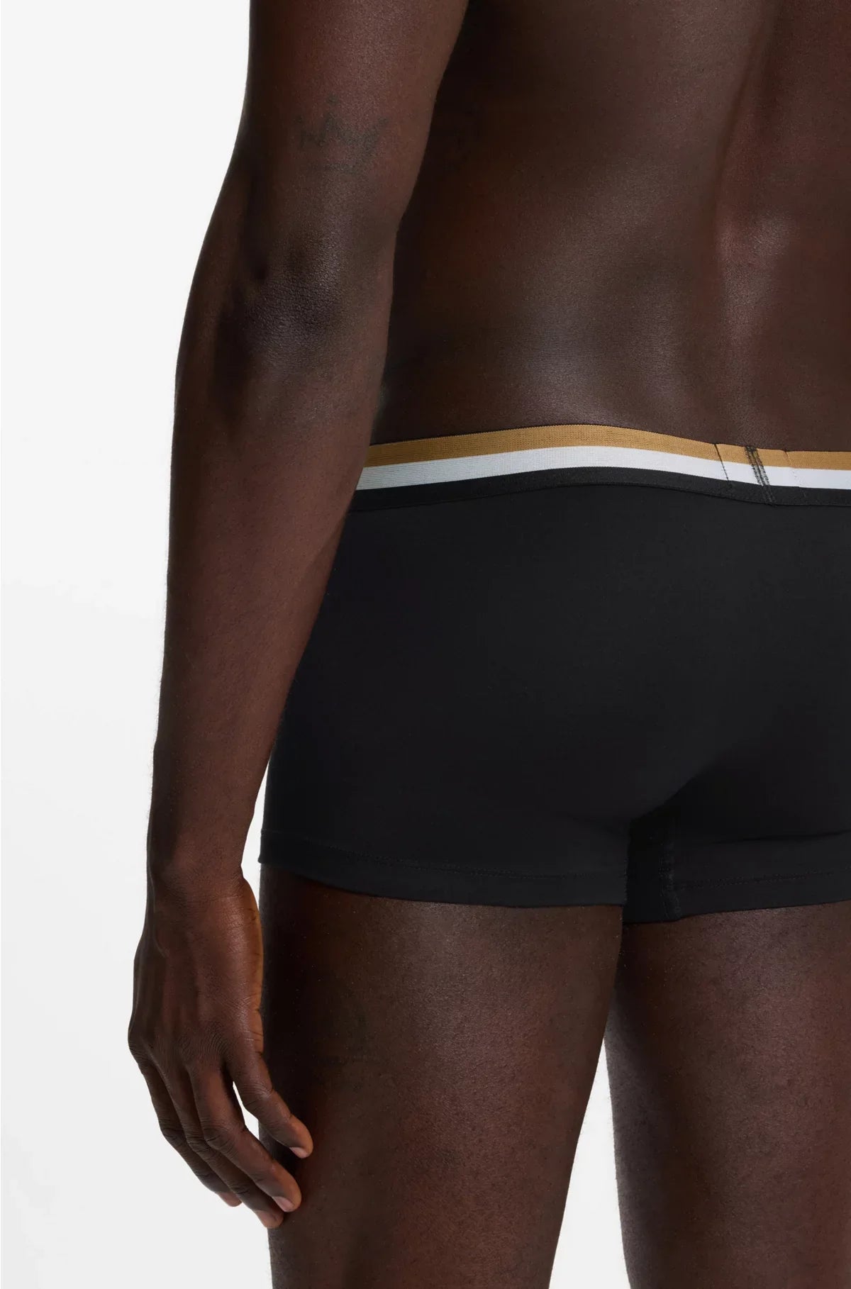 THREE-PACK OF MOISTURE-WICKING COTTON-BLEND TRUNKS