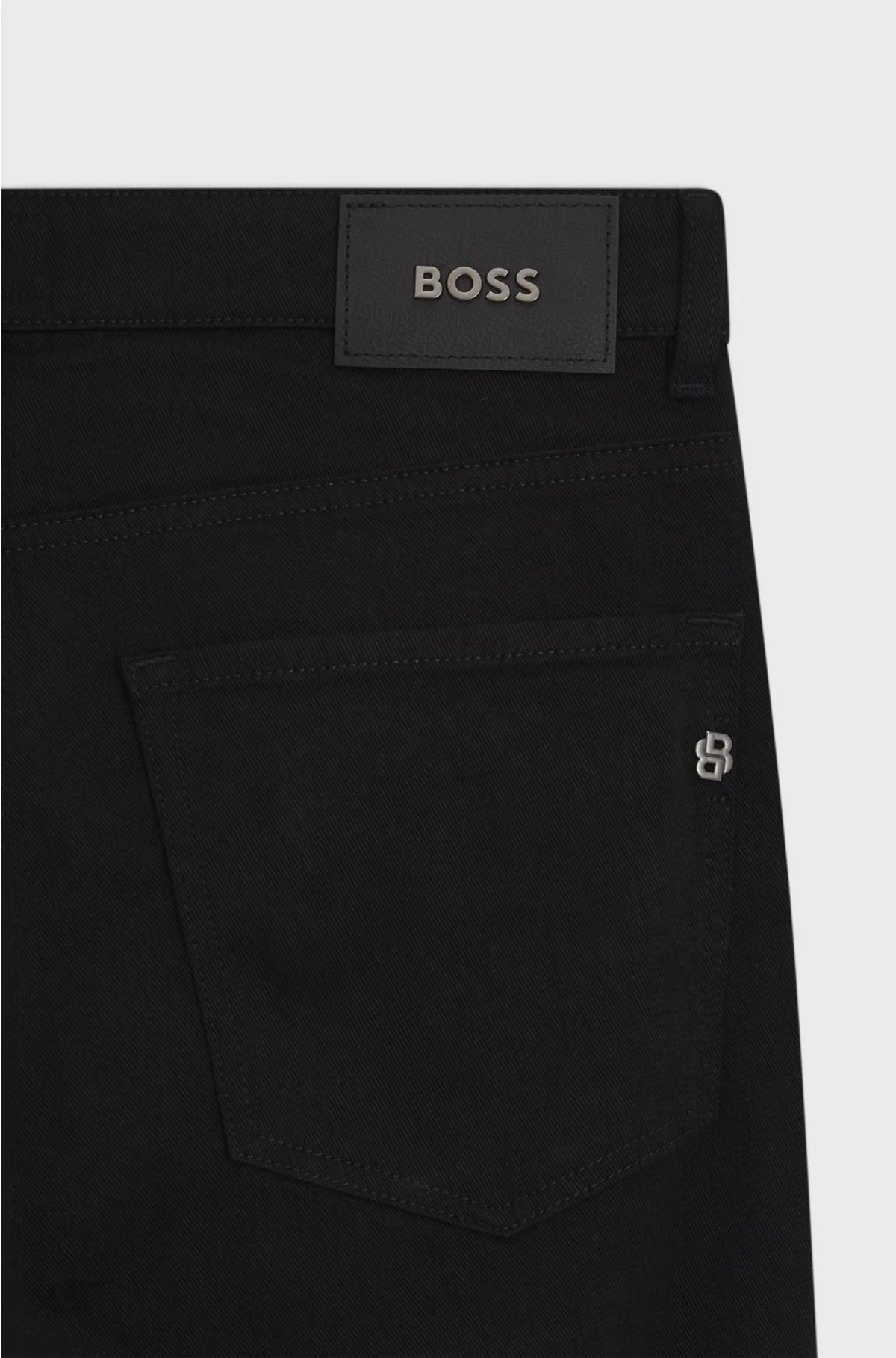 MAINE REGULAR-FIT JEANS IN BLACK ITALIAN DENIM