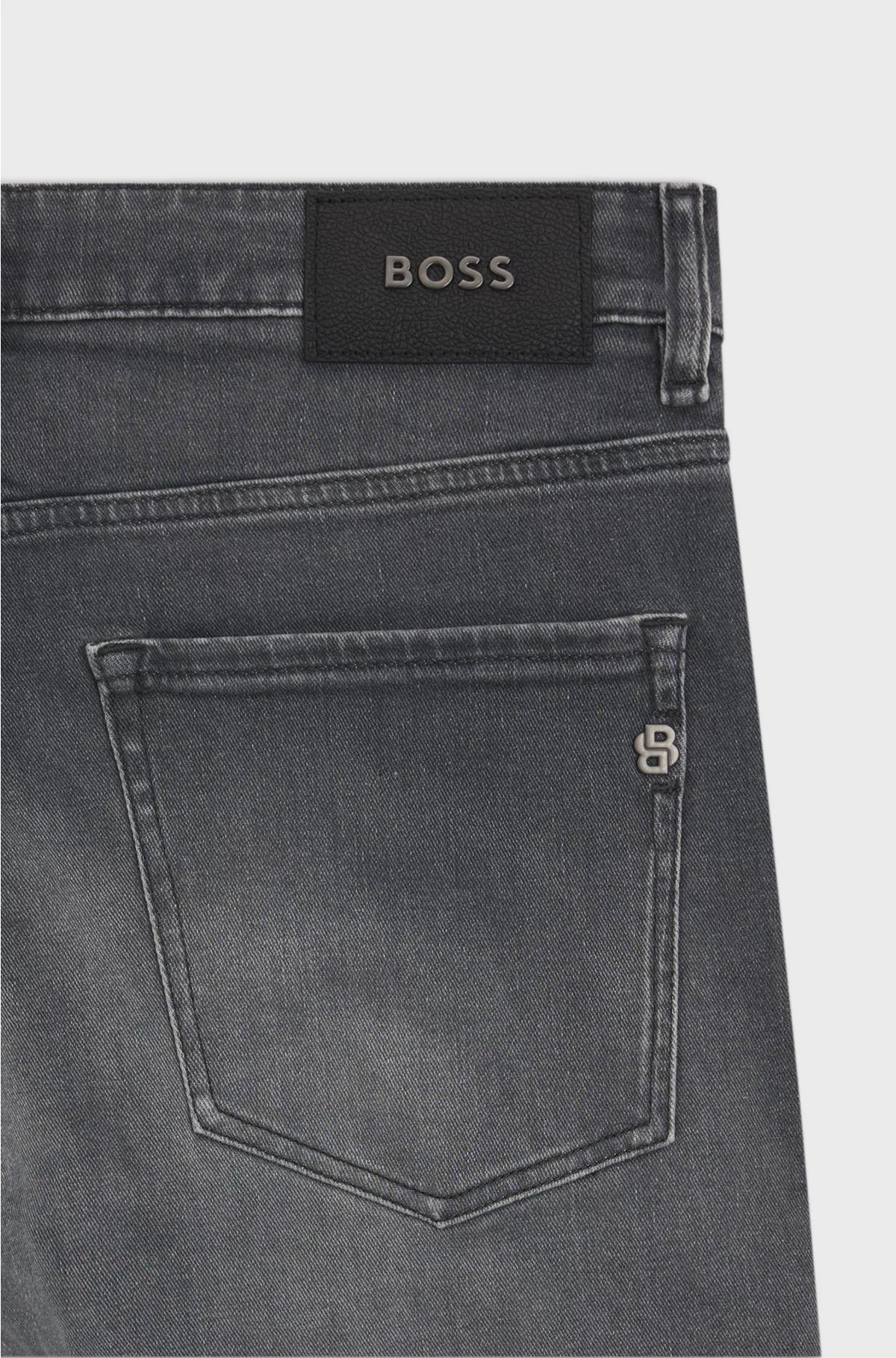 DELAWARE SLIM-FIT JEANS IN SUPER-SOFT GREY DENIM