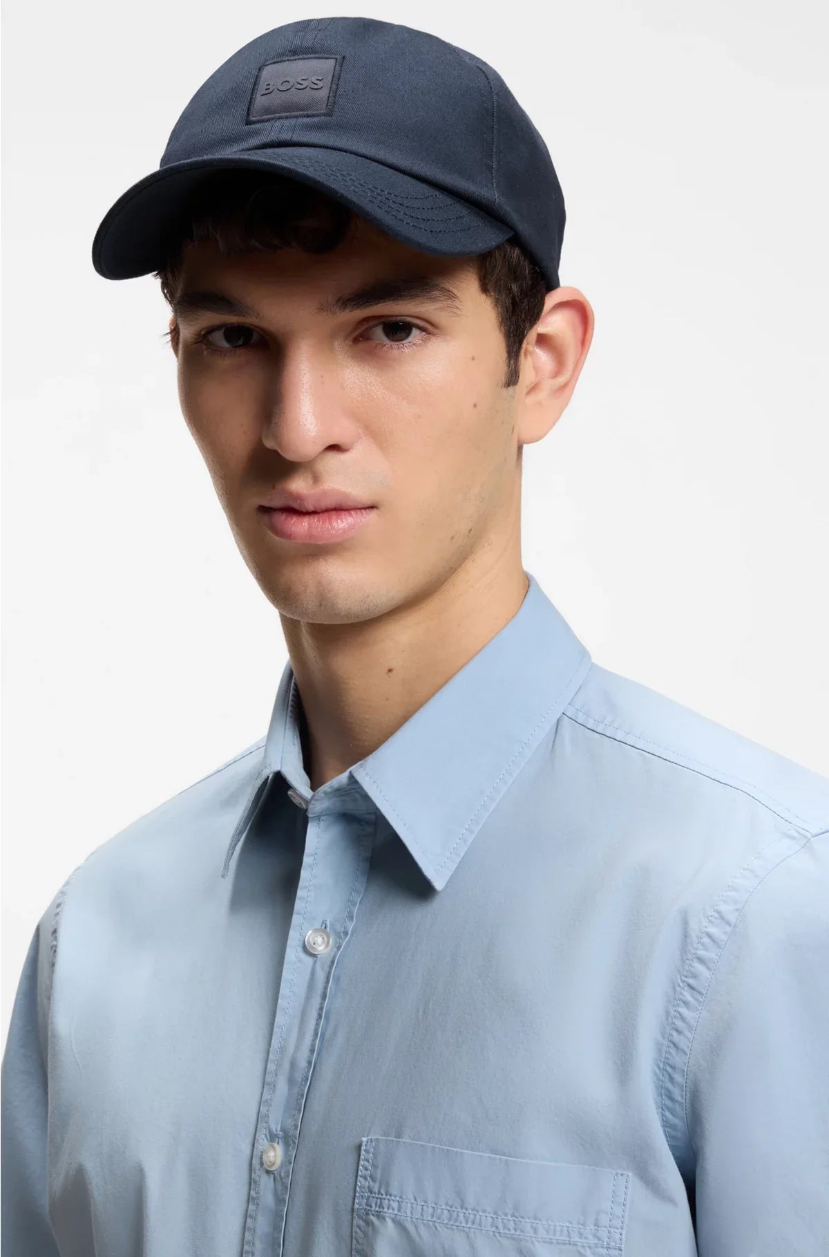 COTTON-TWILL CAP WITH LOGO PATCH