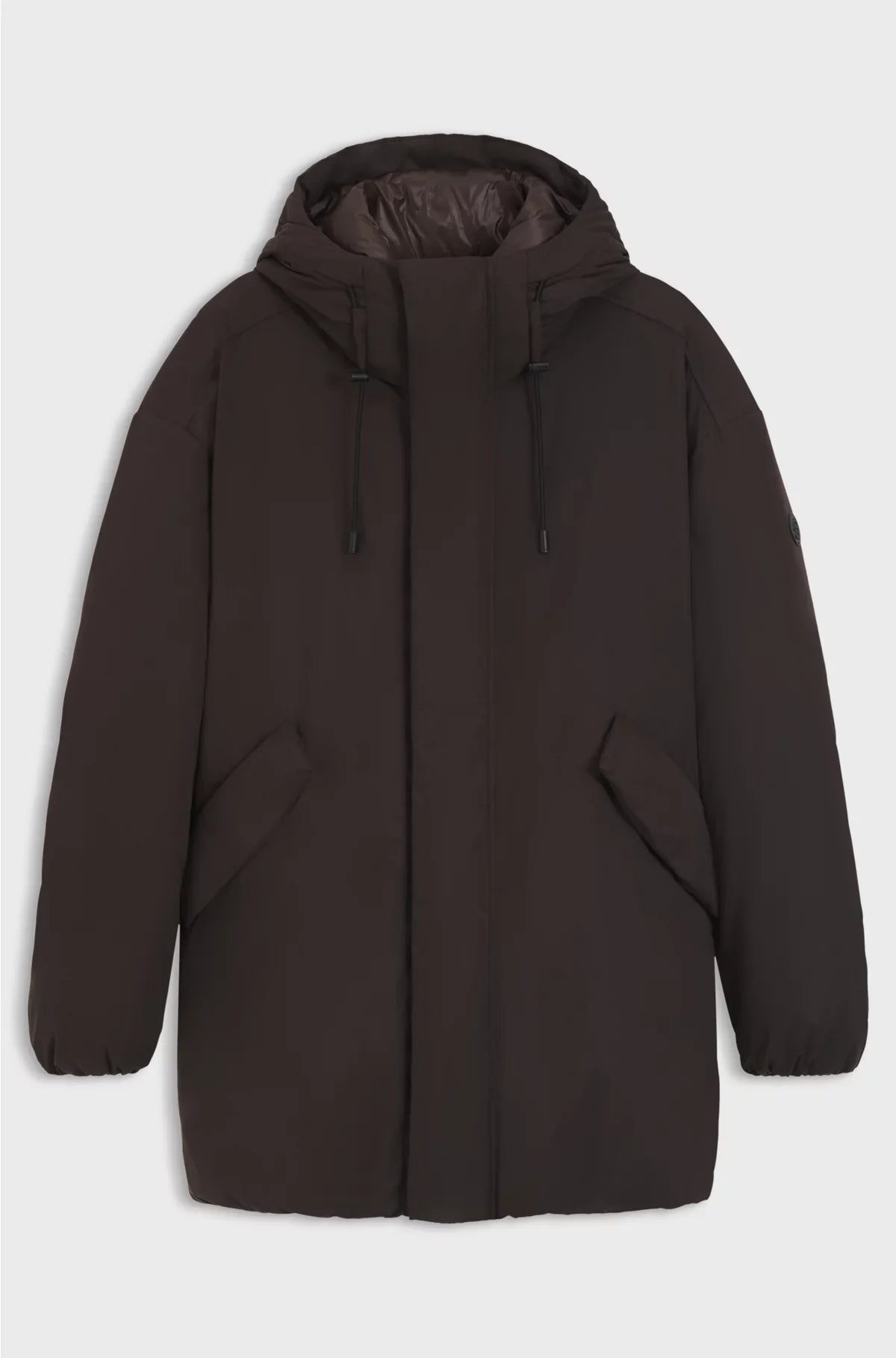 WATER-REPELLENT JACKET IN PEACHED MICROFIBRE