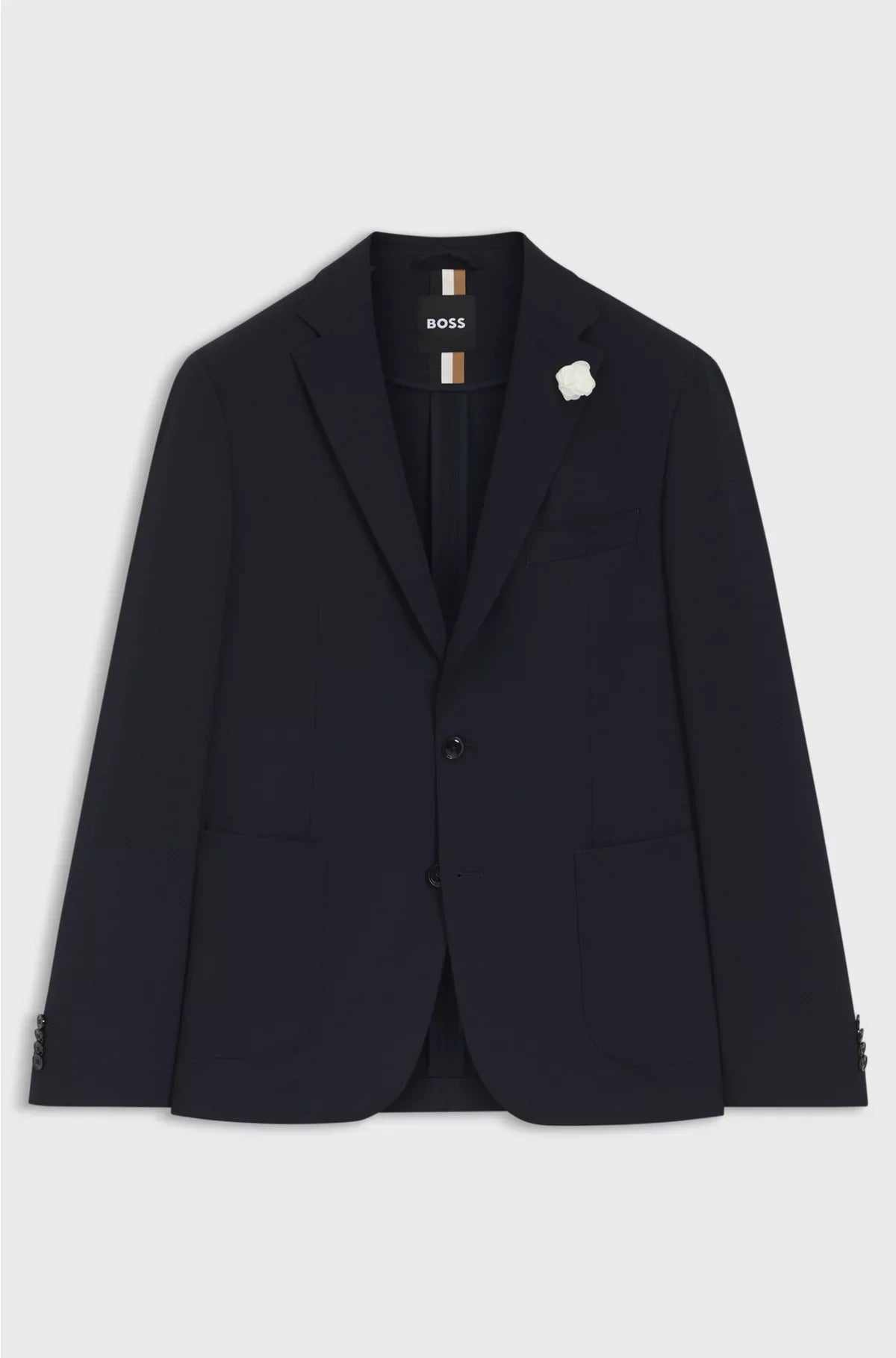 SLIM-FIT BLAZER IN STRETCH SEERSUCKER