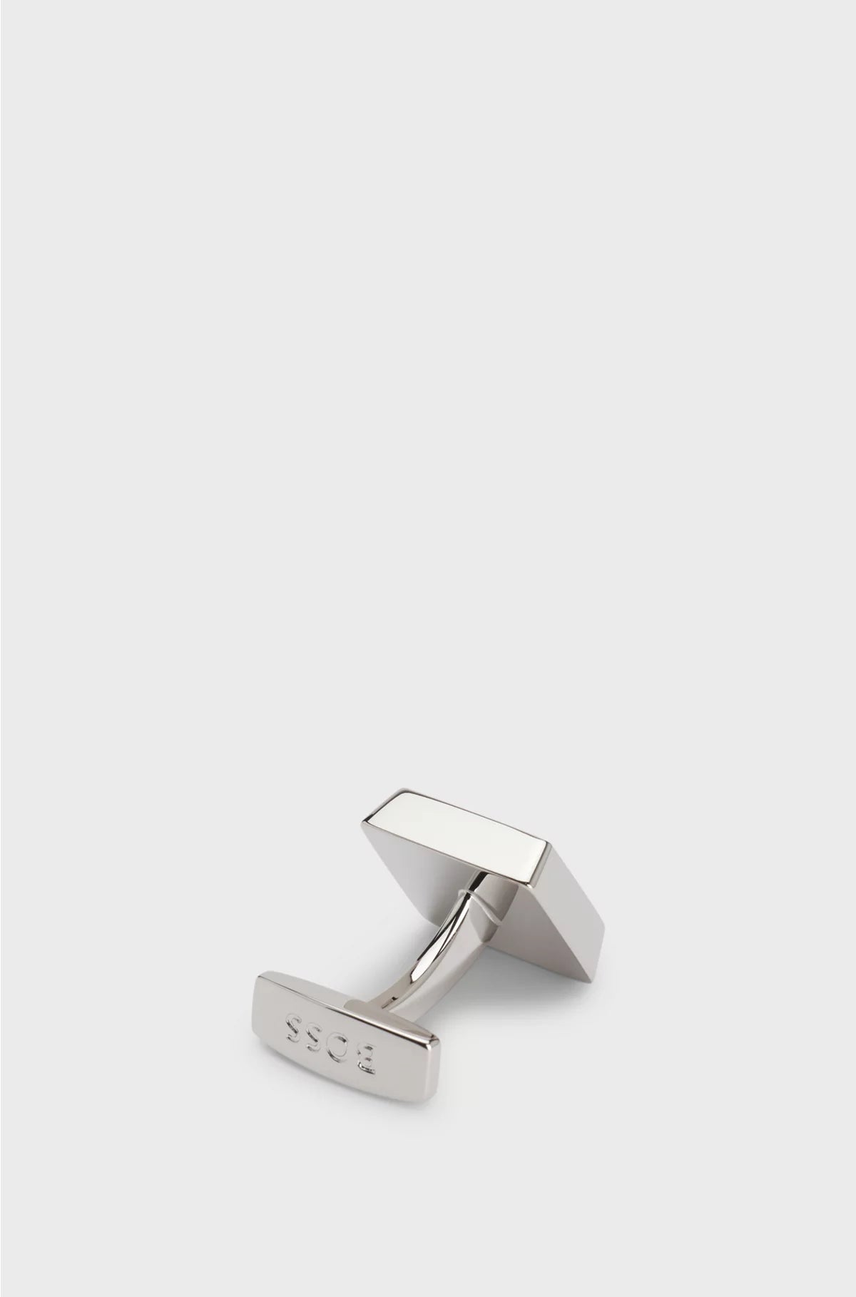 SQUARE BRASS CUFFLINKS WITH ENAMEL INSERT