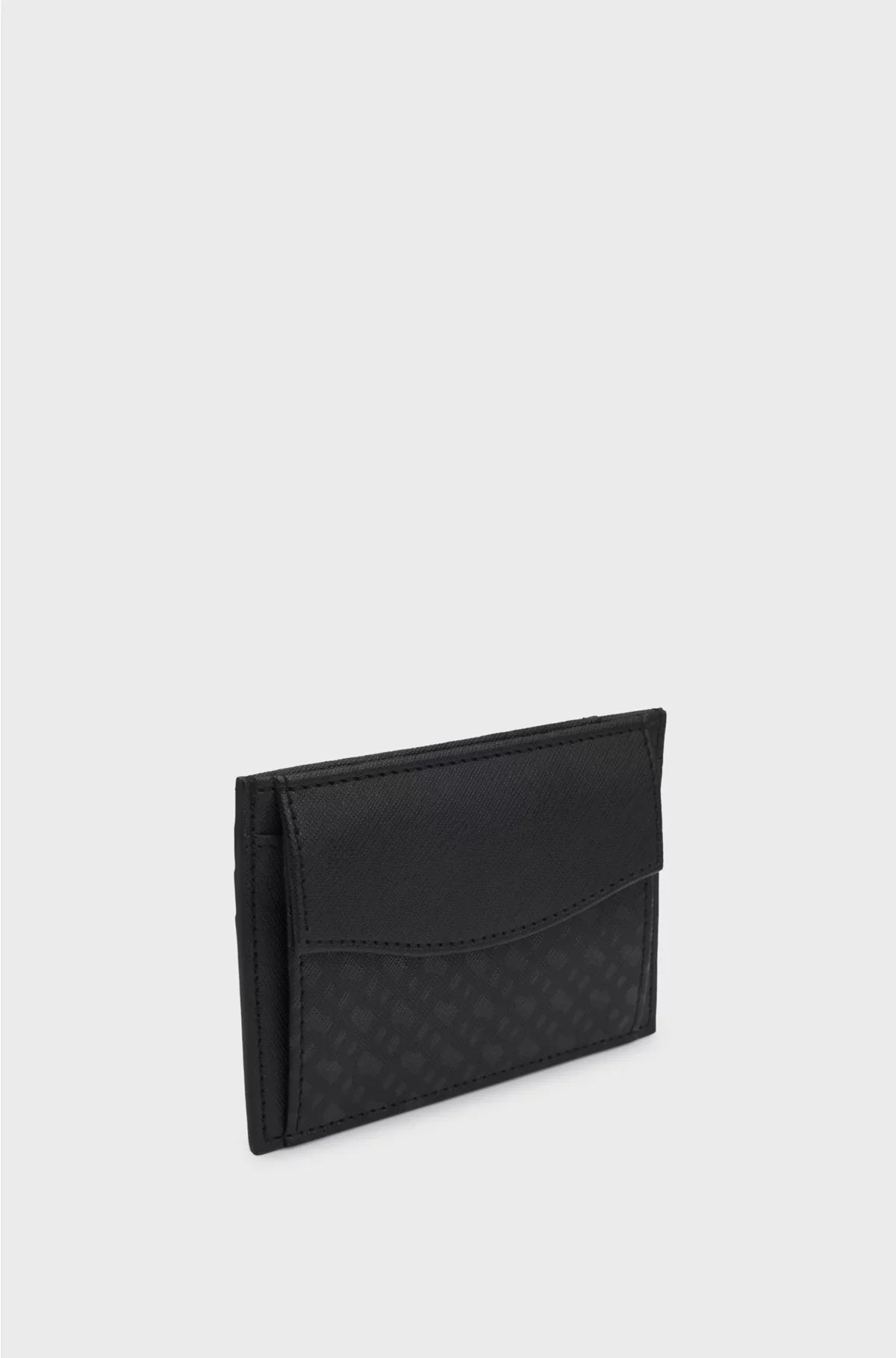CARD HOLDER WITH MONOGRAM PATTERN