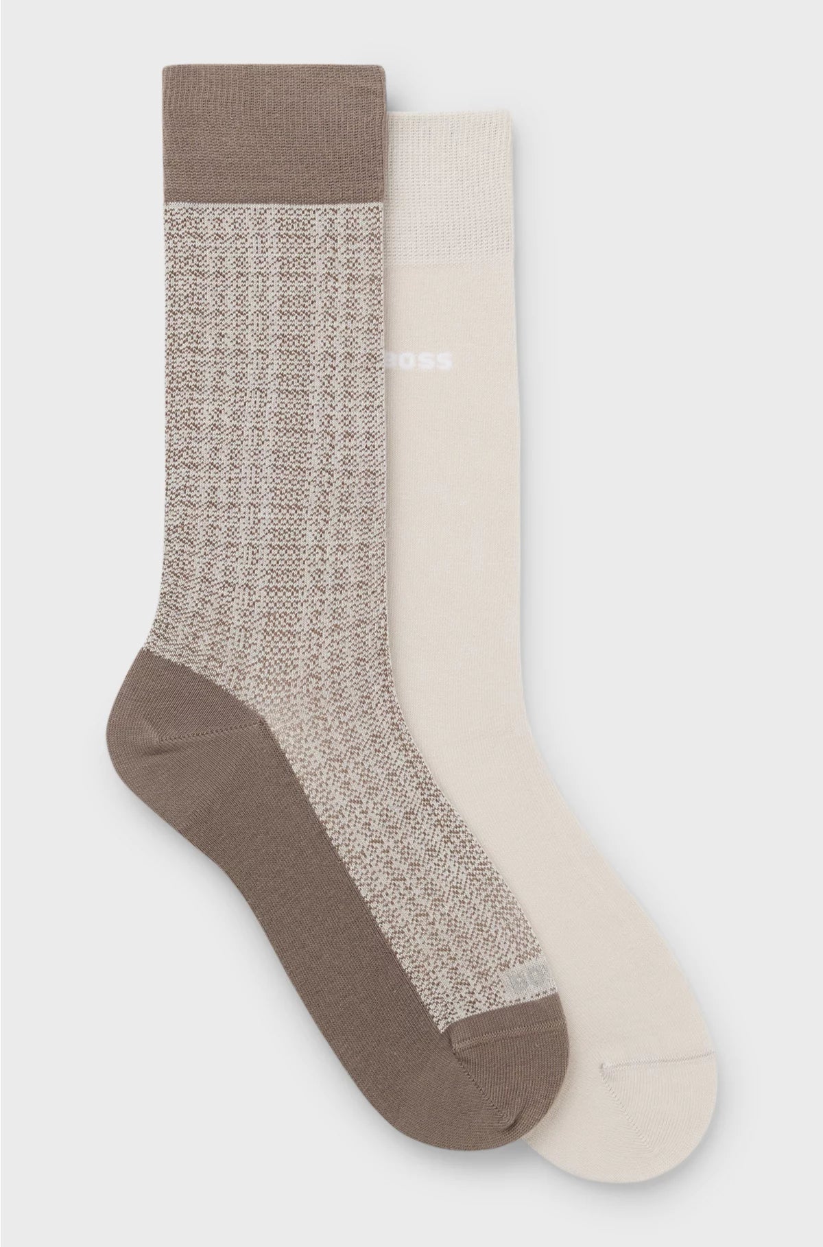 TWO-PACK OF REGULAR-LENGTH SOCKS IN A COTTON BLEND