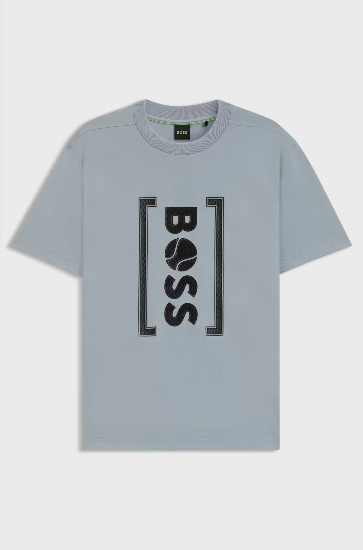 RELAXED-FIT T-SHIRT WITH TENNIS-INSPIRED MESH-PRINT LOGO