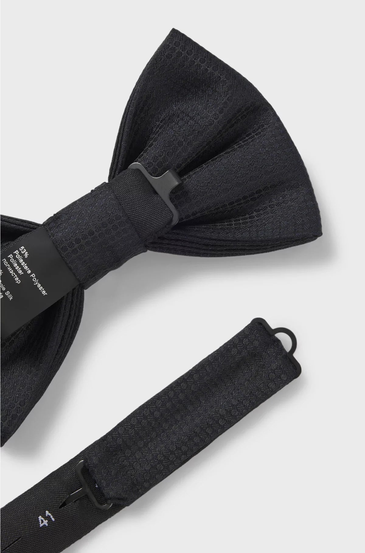 BOW TIE WITH JACQUARD PATTERN