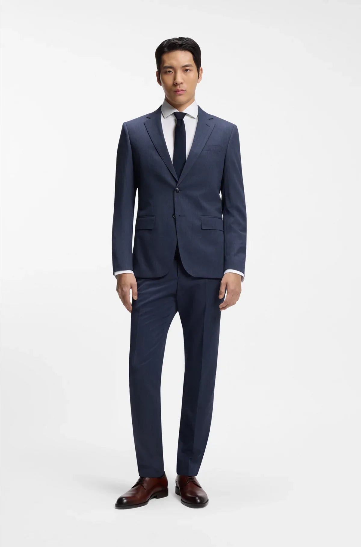 SLIM-FIT SUIT INMICRO-PATTERNED STRETCH FABRIC
