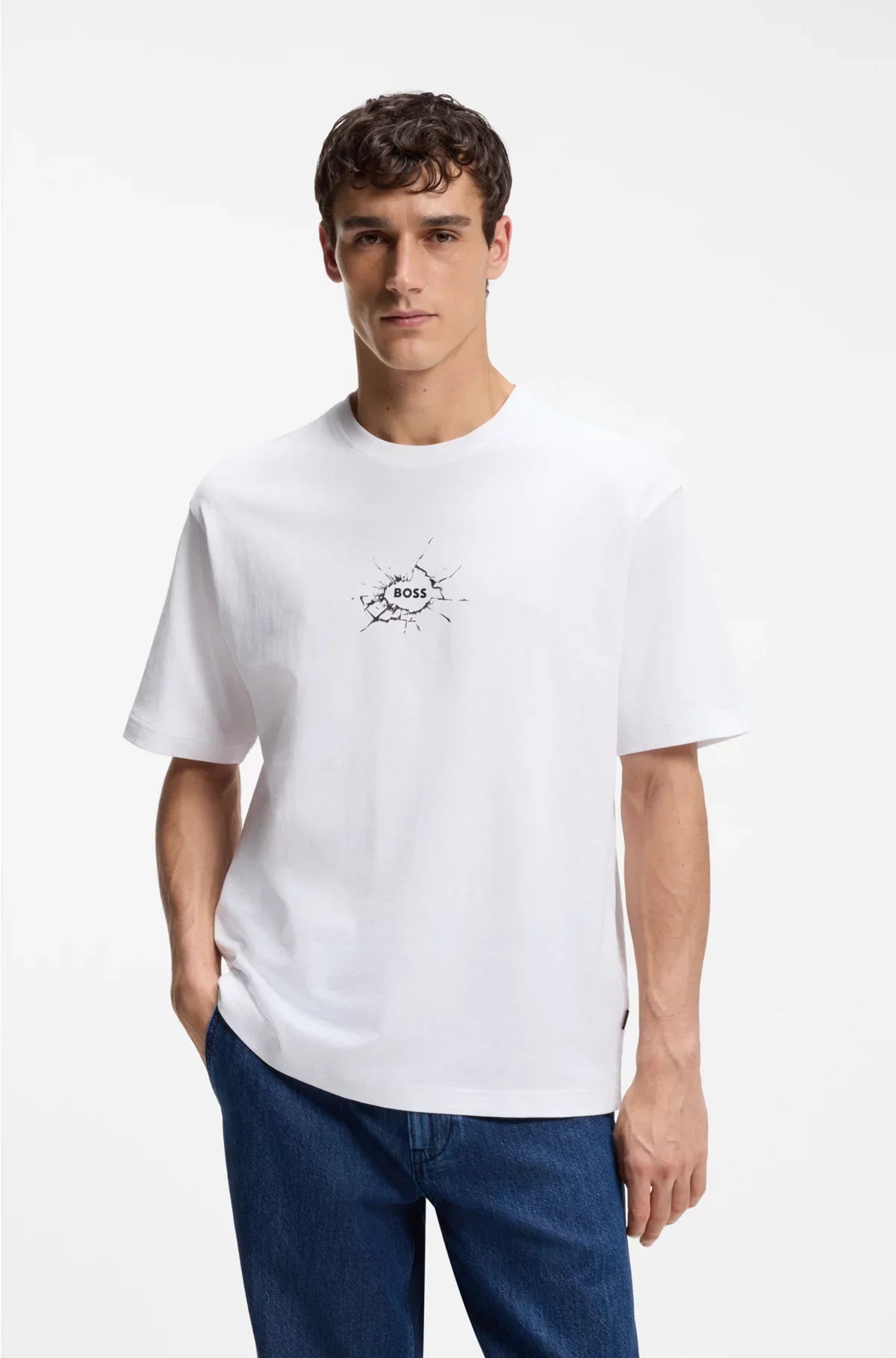 RELAXED-FIT T-SHIRT IN COTTON WITH LOGO ARTWORK