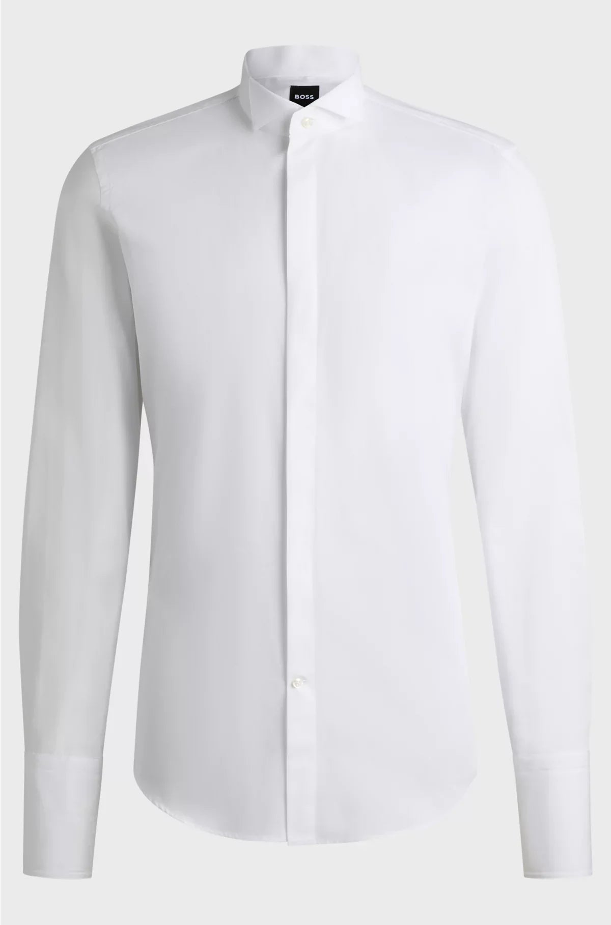 SLIM-FIT DRESS SHIRT IN EASY-IRON COTTON POPLIN