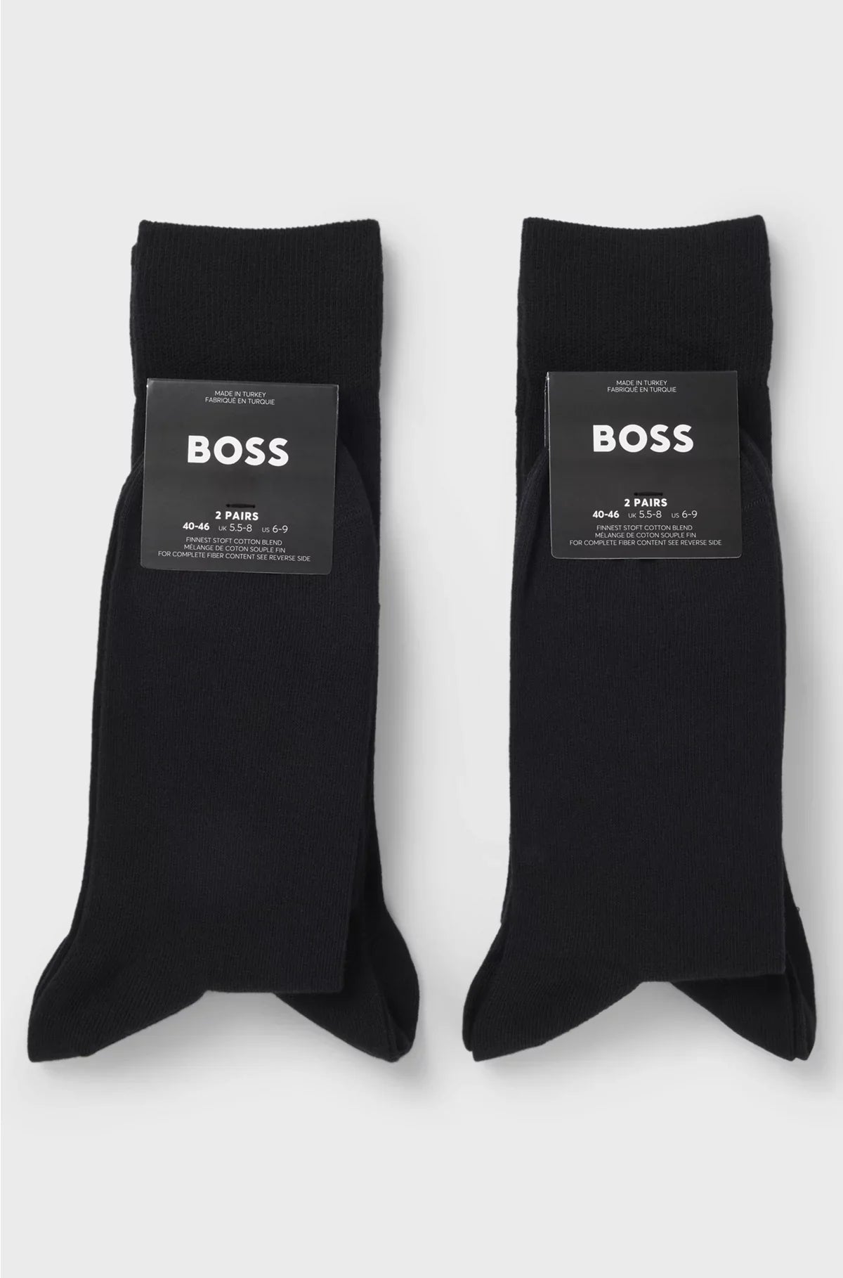 FOUR-PACK OF REGULAR-LENGTH SOCKS WITH BRANDING