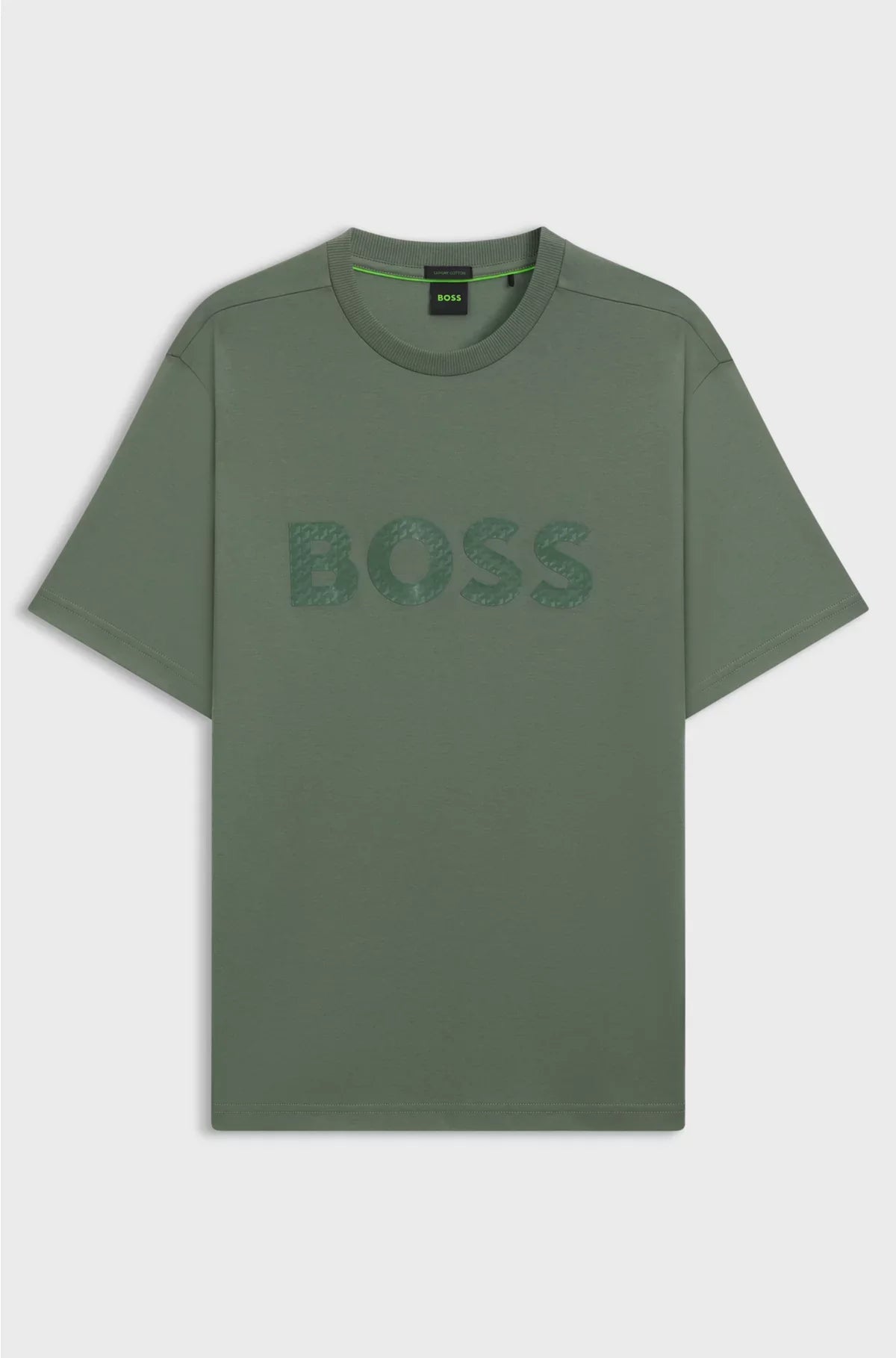 COTTON-JERSEY T-SHIRT WITH STRUCTURED LOGO