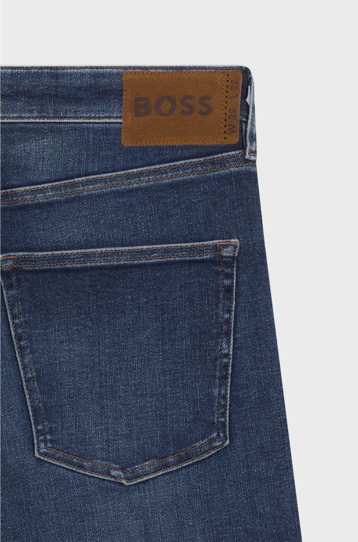 SLIM-FIT JEANS IN BLUE PERFORMANCE-STRETCH DENIM