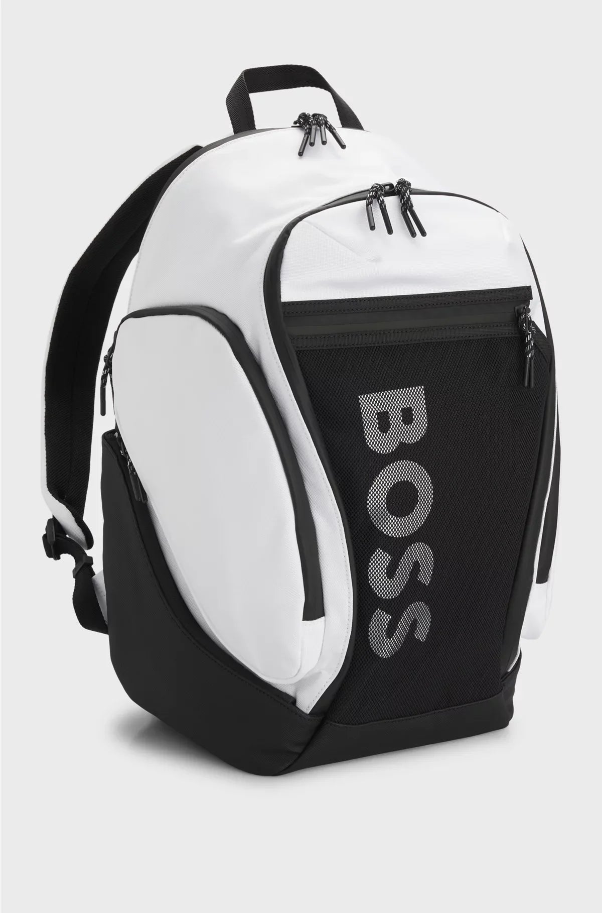 LOGO BACKPACK WITH MESH FRONT POCKET