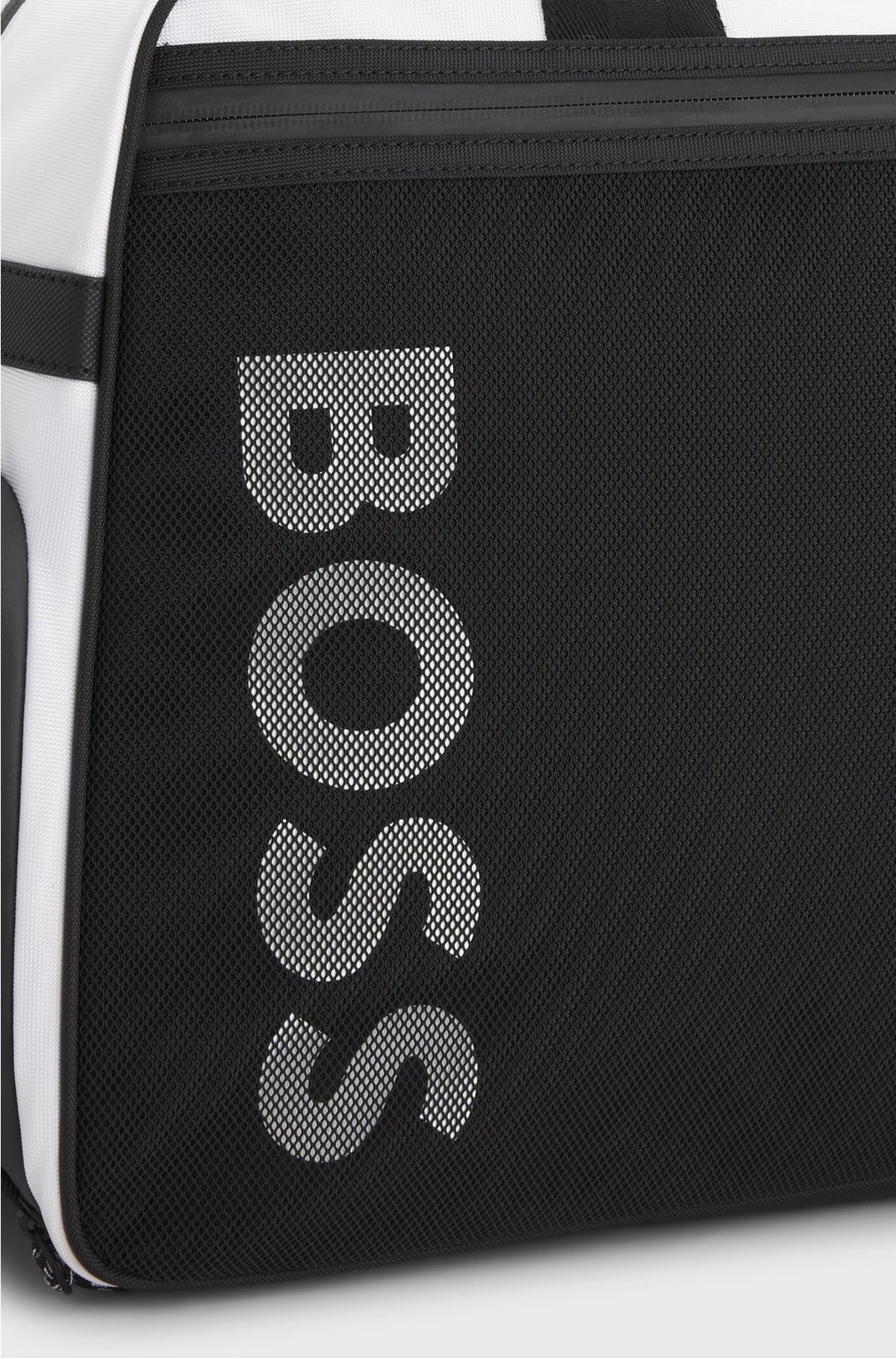 BORSONE COLOUR-BLOCK CON LOGO RIFLETTENTE