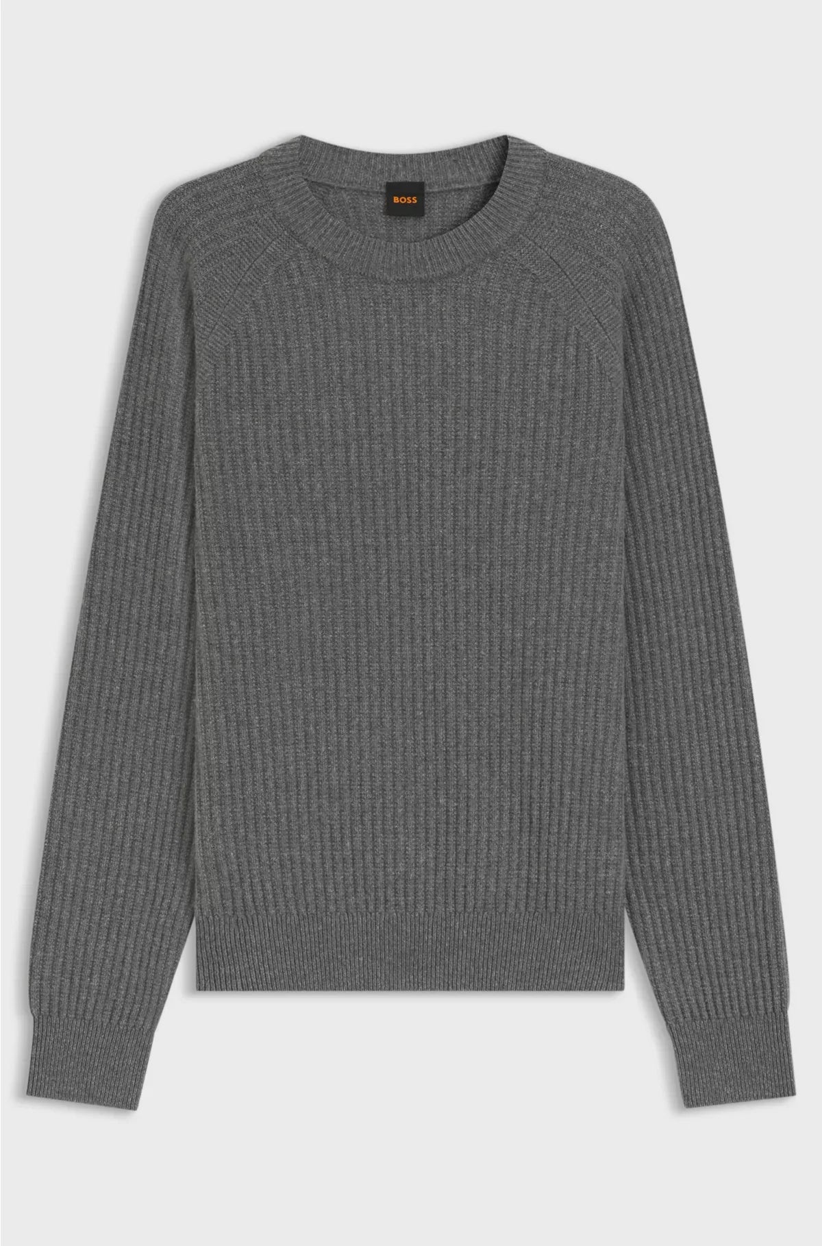 RELAXED-FIT SWEATER WITH RIB KNIT
