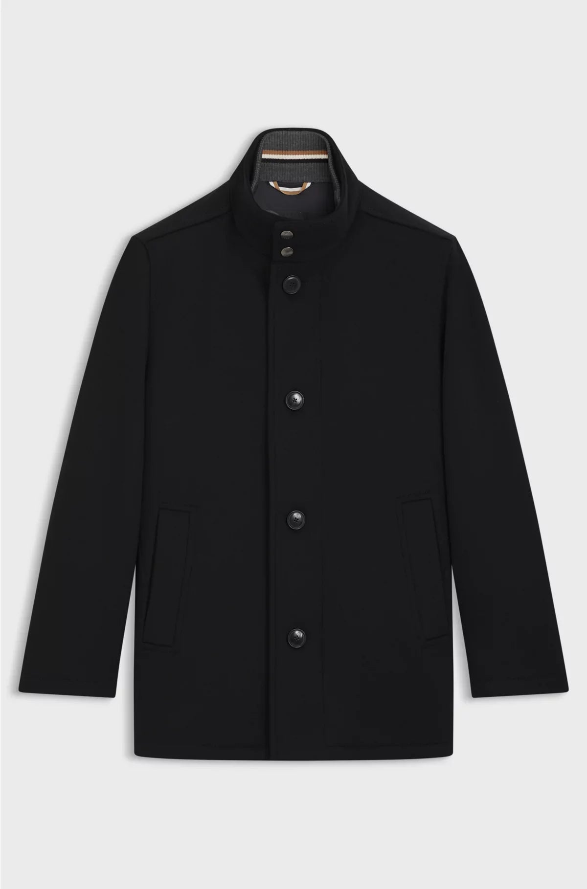 RELAXED-FIT COAT IN WOOL AND CASHMERE