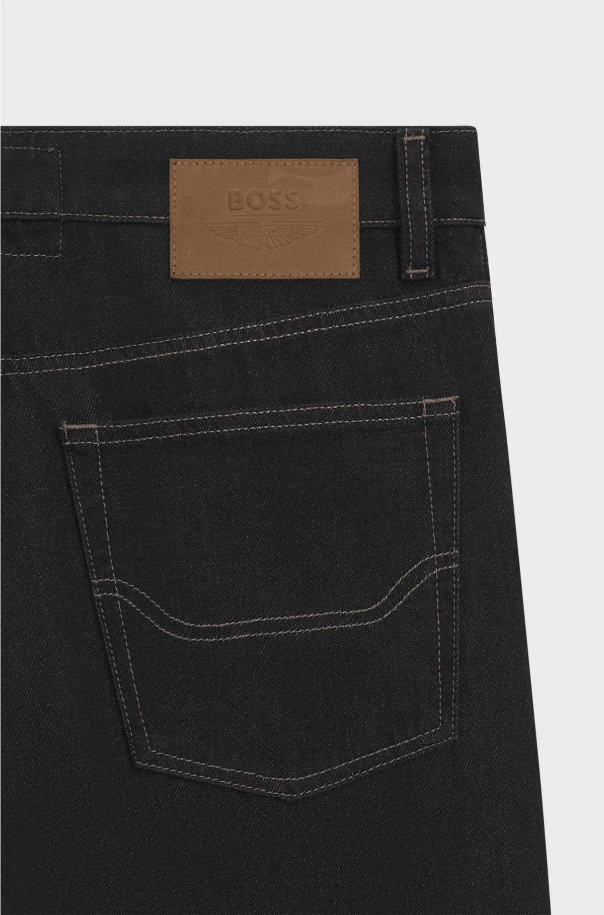 JEANS WITH ALUMINIUM OVERDYE