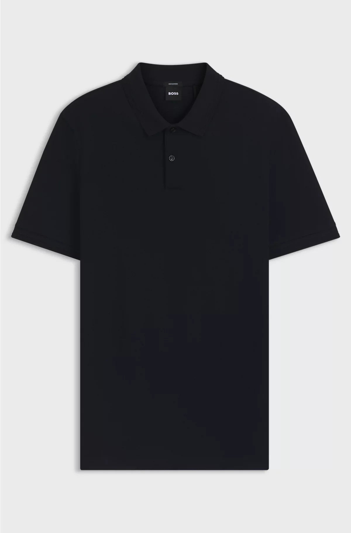 COTTON POLO SHIRT WITH HERRINGBONE STRUCTURE