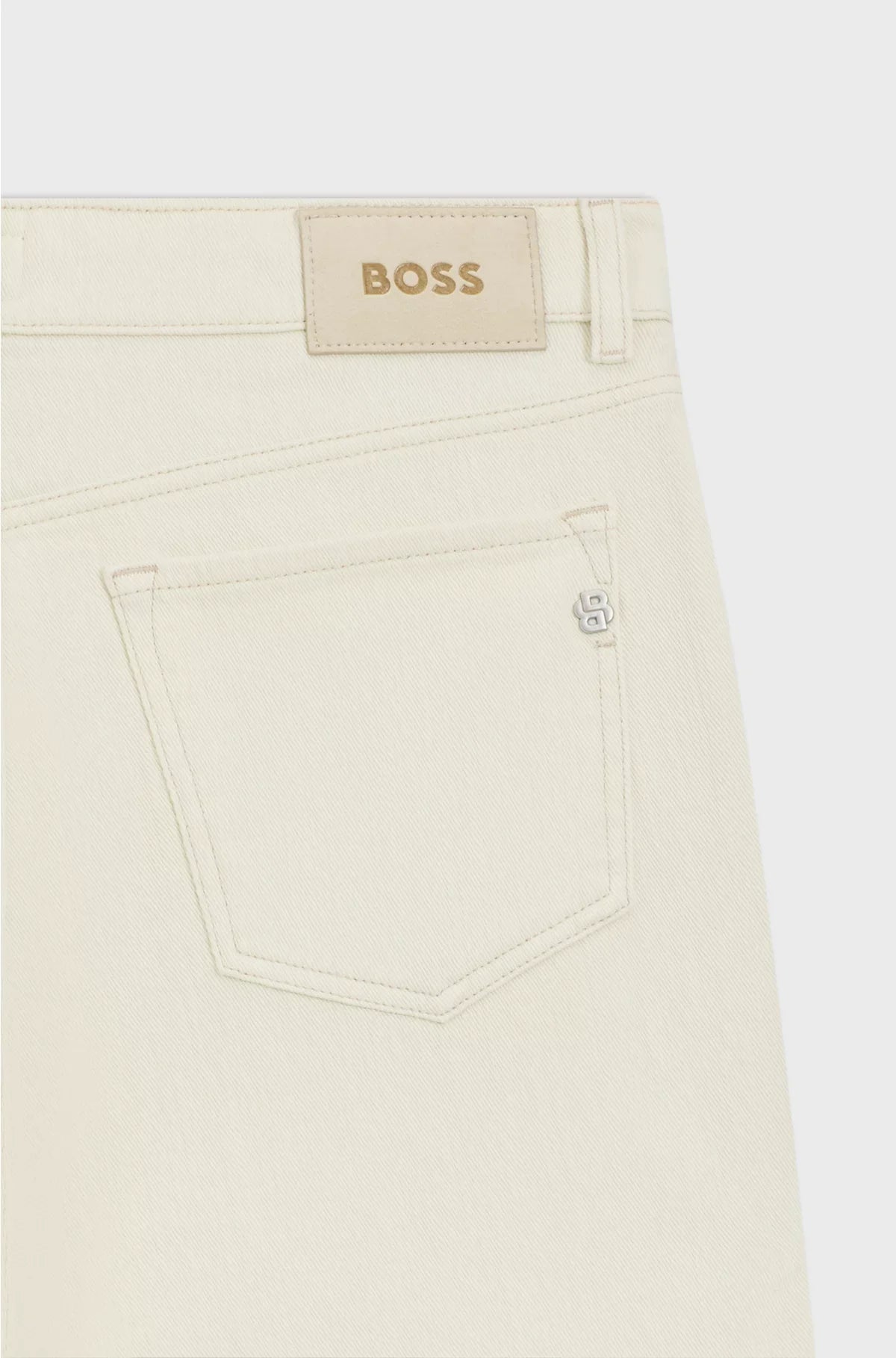 BRUSHED-FINISH JEANS IN ITALIAN STRETCH DENIM