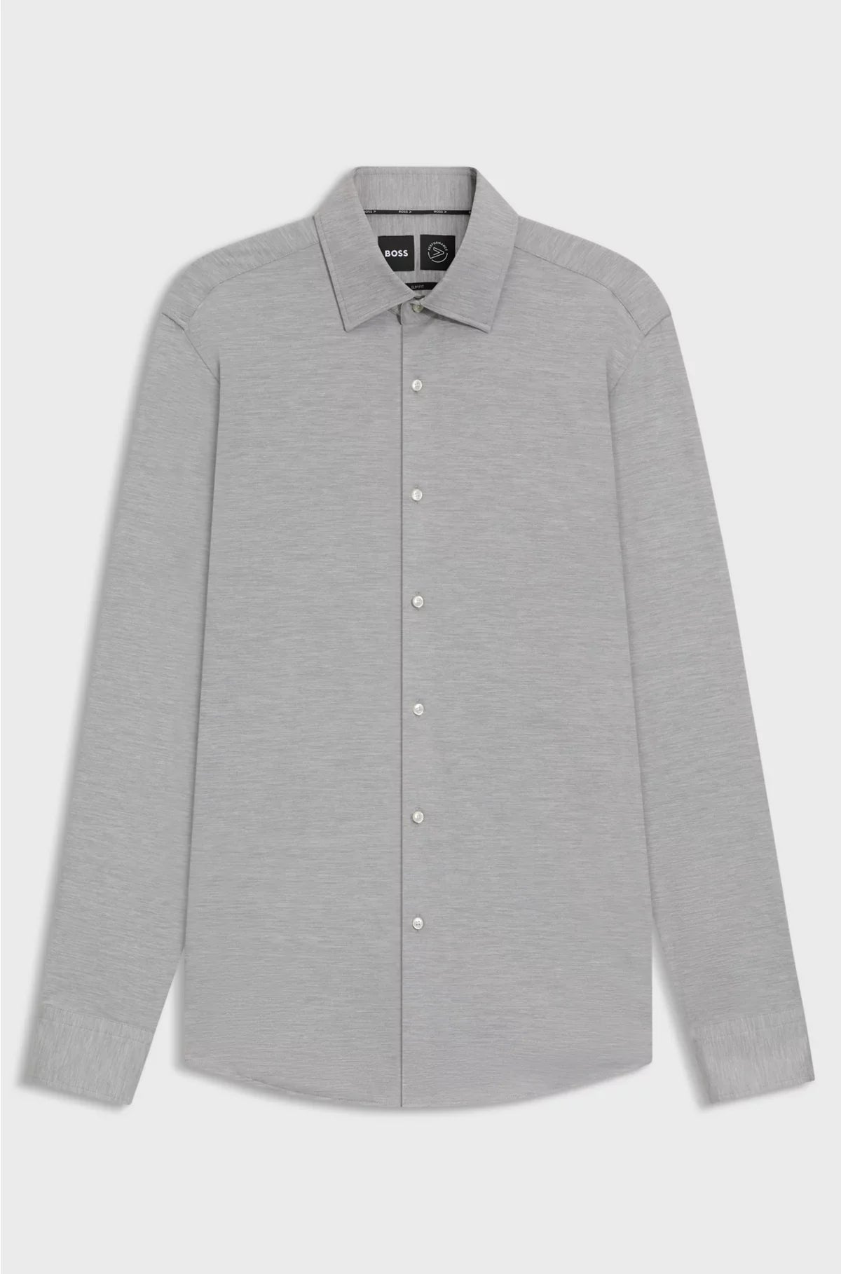 SLIM-FIT SHIRT IN BRUSHED PERFORMANCE-STRETCH FLANNEL