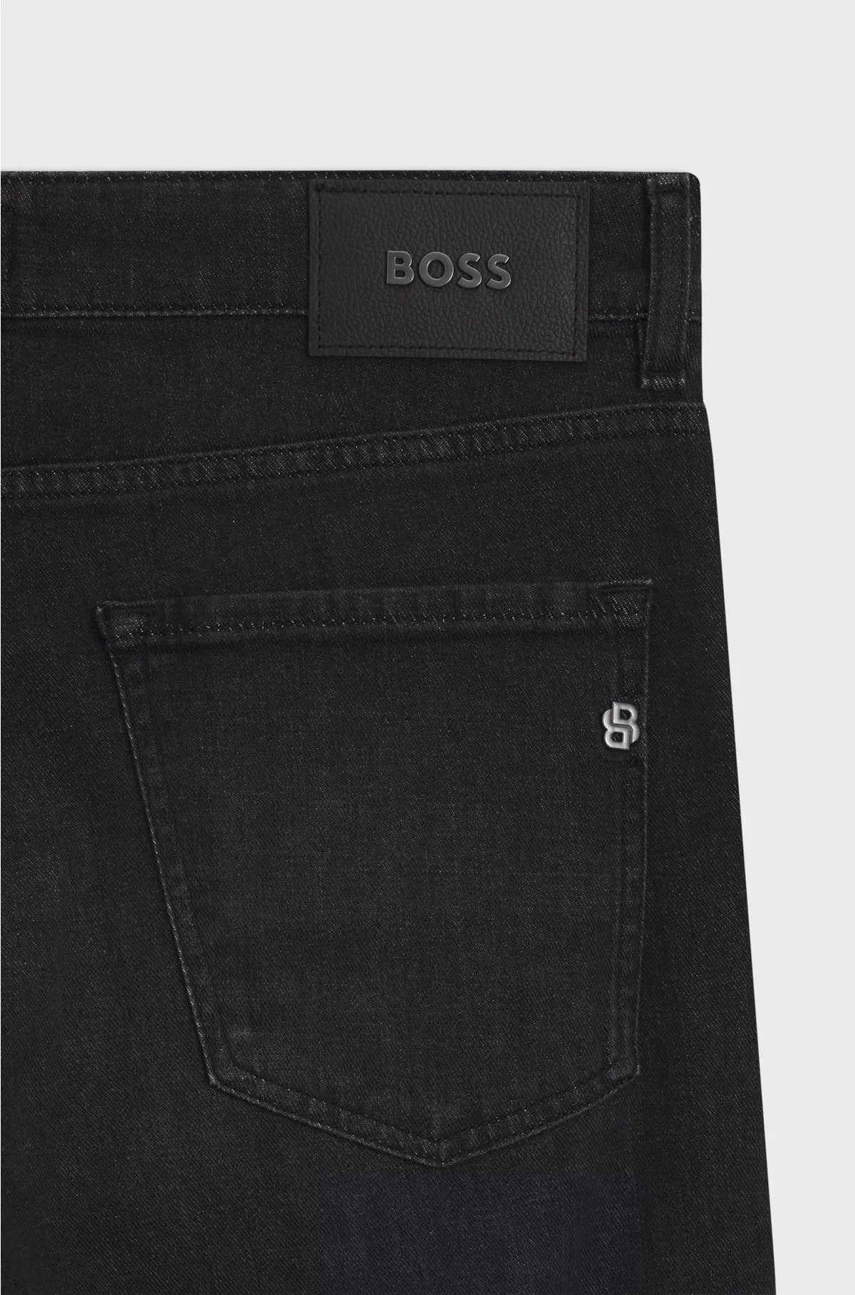 DELAWARE SLIM-FIT JEANS IN BLACK ITALIAN-MADE DENIM