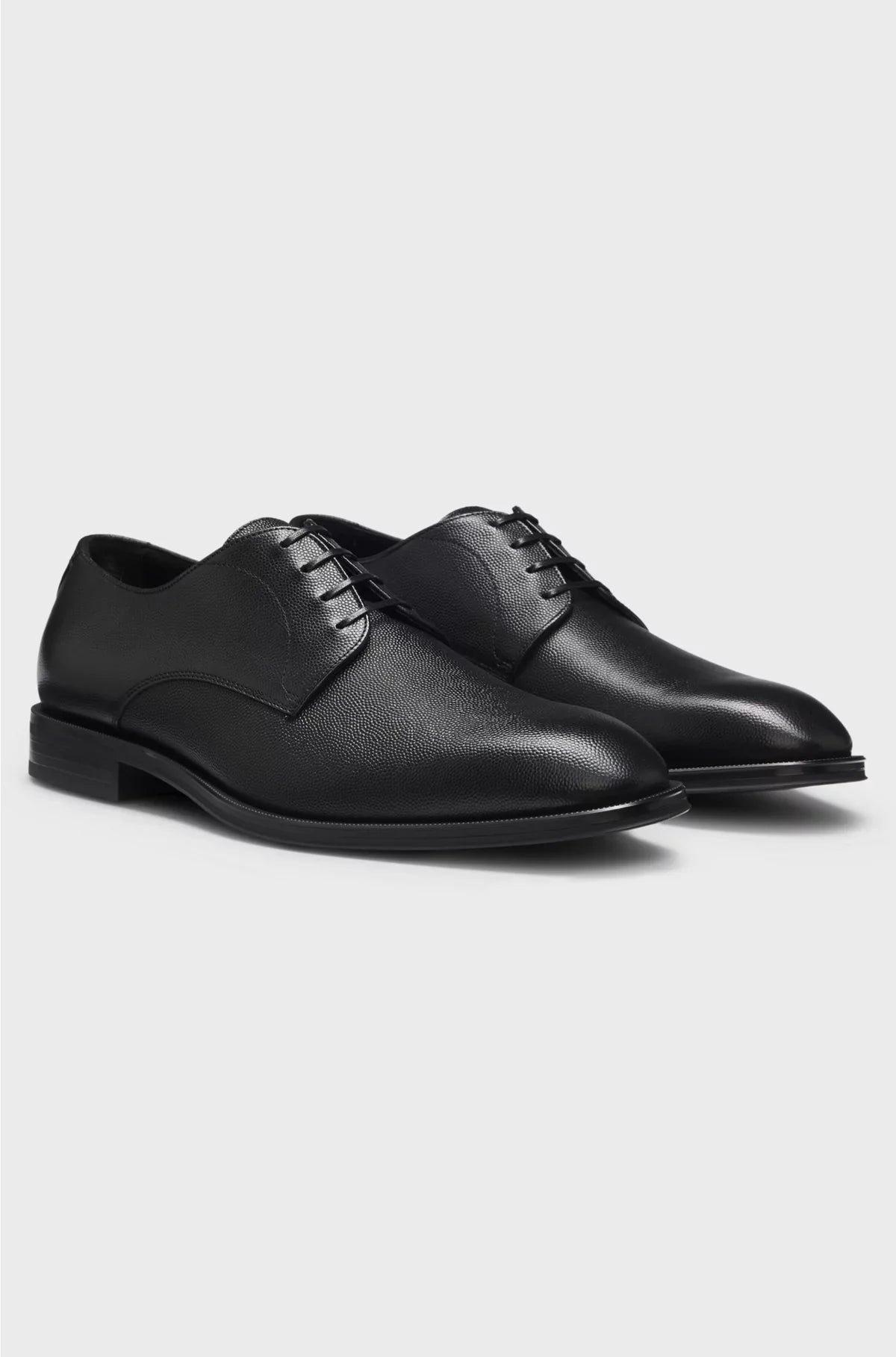 ITALIAN-MADE DERBY SHOES IN PATTERNED LEATHER