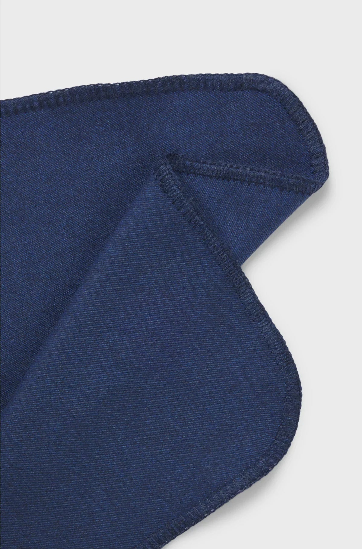 ITALIAN-MADE POCKET SQUARE IN MELANGE COTTON