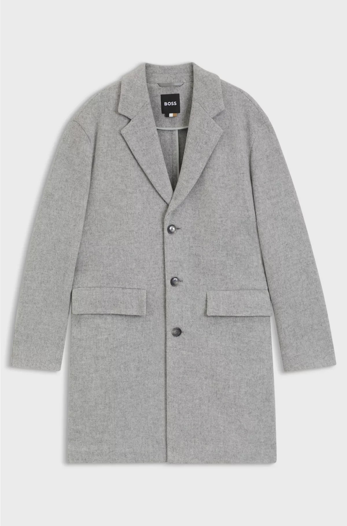 RELAXED-FIT COAT IN A WOOL BLEND
