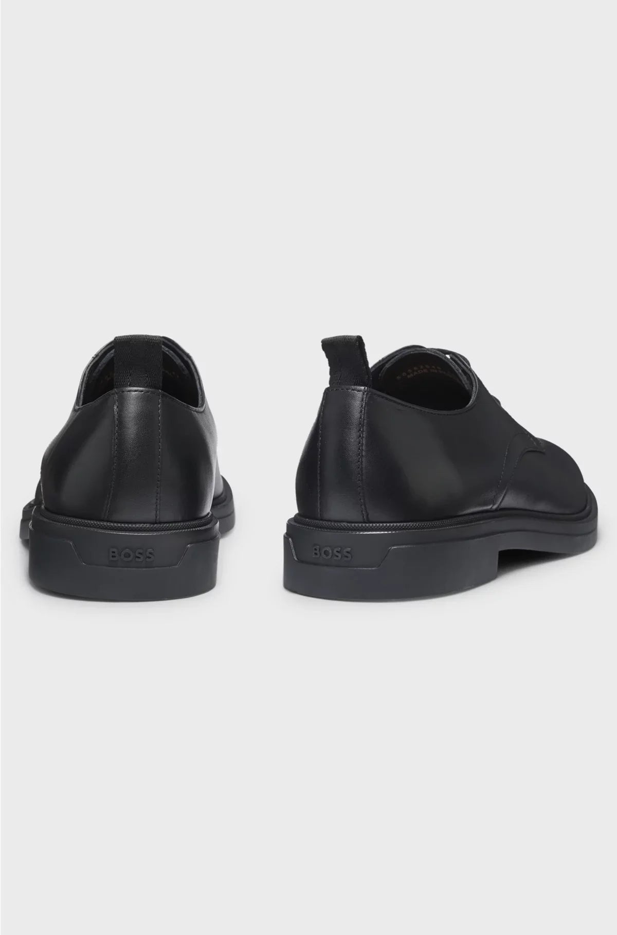 LEATHER DERBY SHOES WITH RUBBER OUTSOLE