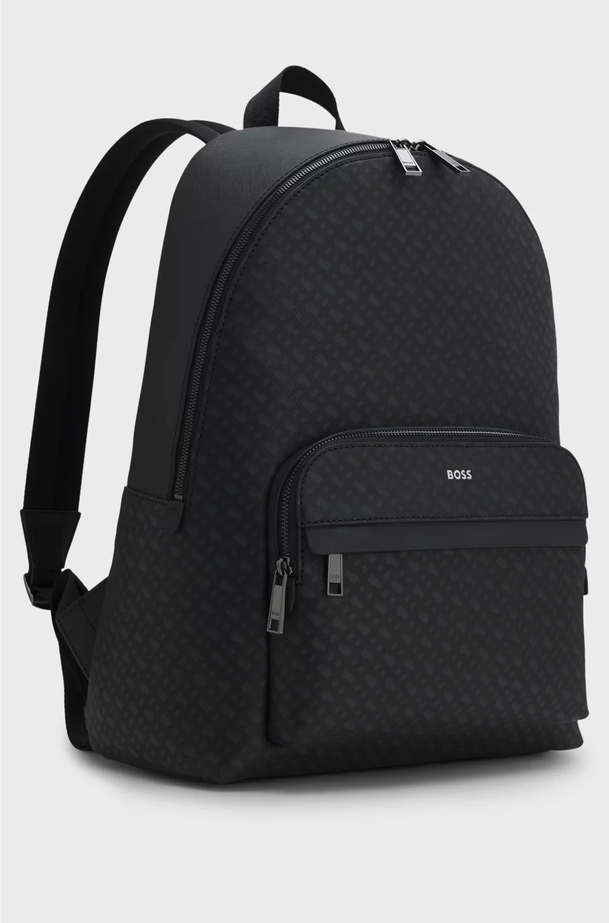 MONOGRAM BACKPACK WITH FOIL-EMBOSSED LOGO