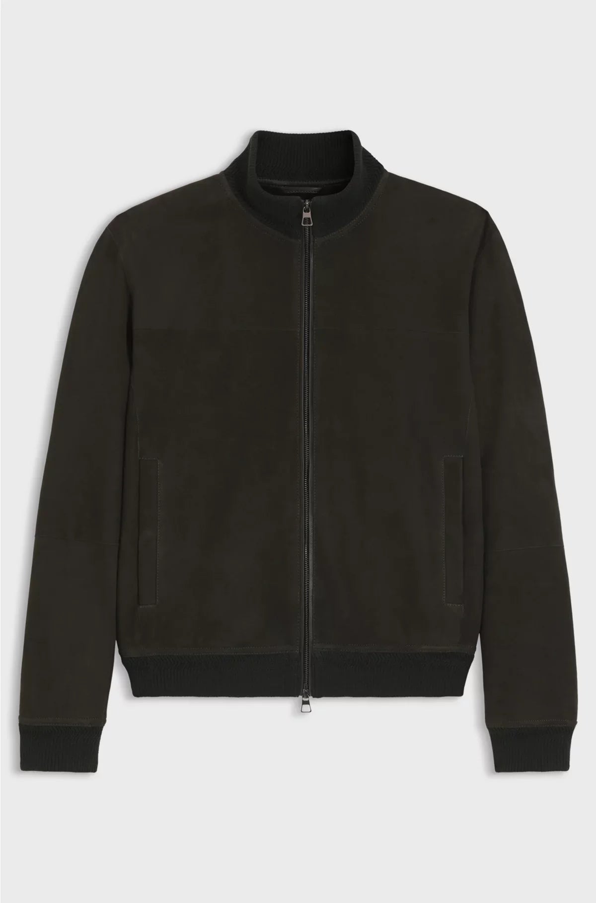SHEARLING JACKET WITH TWO-WAY ZIP