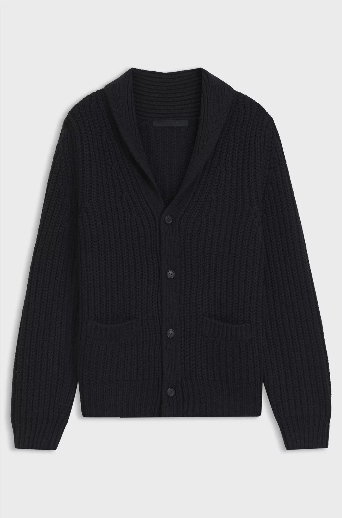 RELAXED-FIT CARDIGAN IN WOOL AND CASHMERE