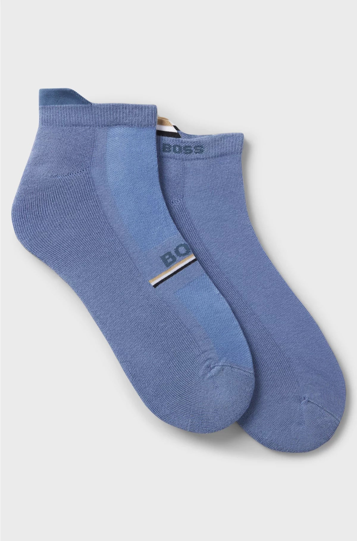 TWO-PACK OF ANKLE-LENGTH SOCKS WITH LOGOS