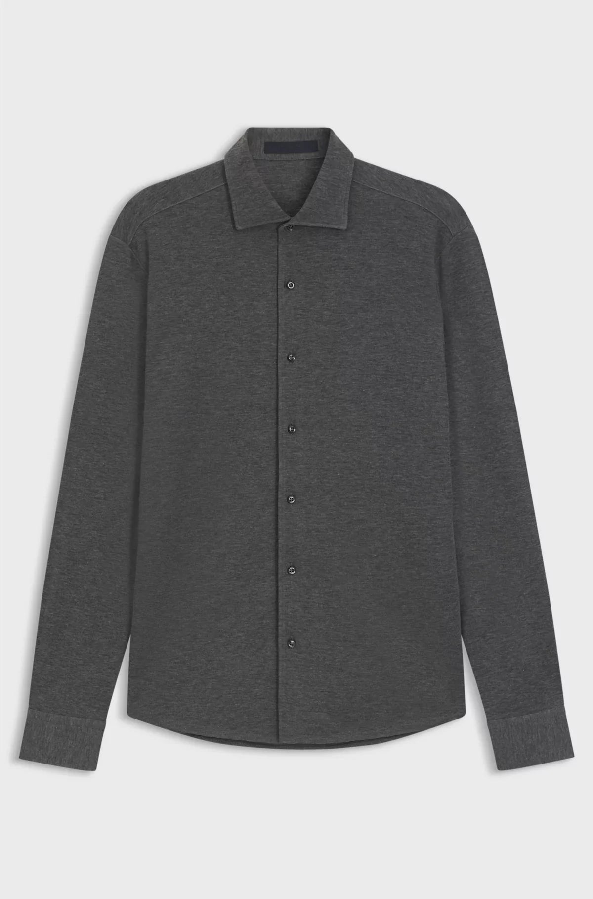 SLIM-FIT SHIRT IN COTTON JERSEY