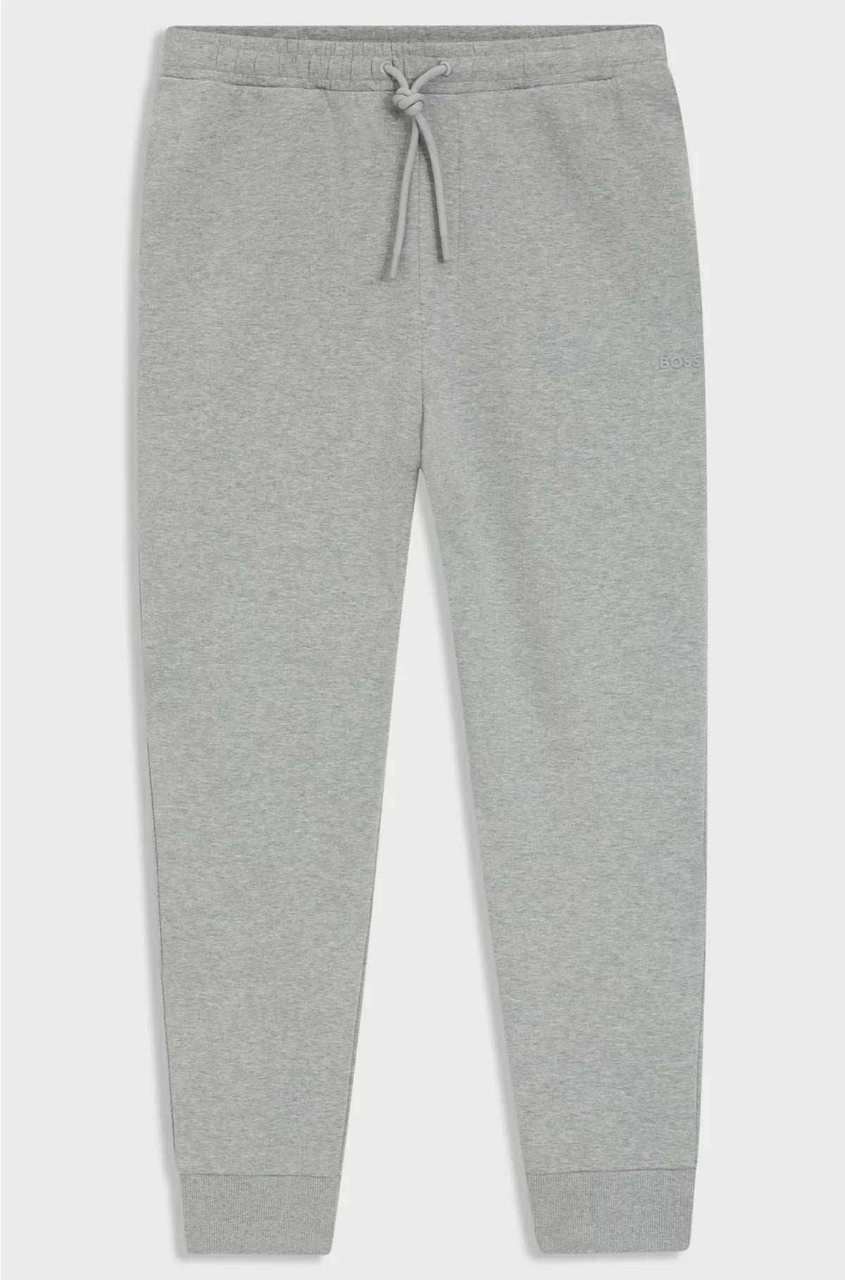 STRETCH-COTTON TRACKSUIT BOTTOMS WITH LOGO DETAIL