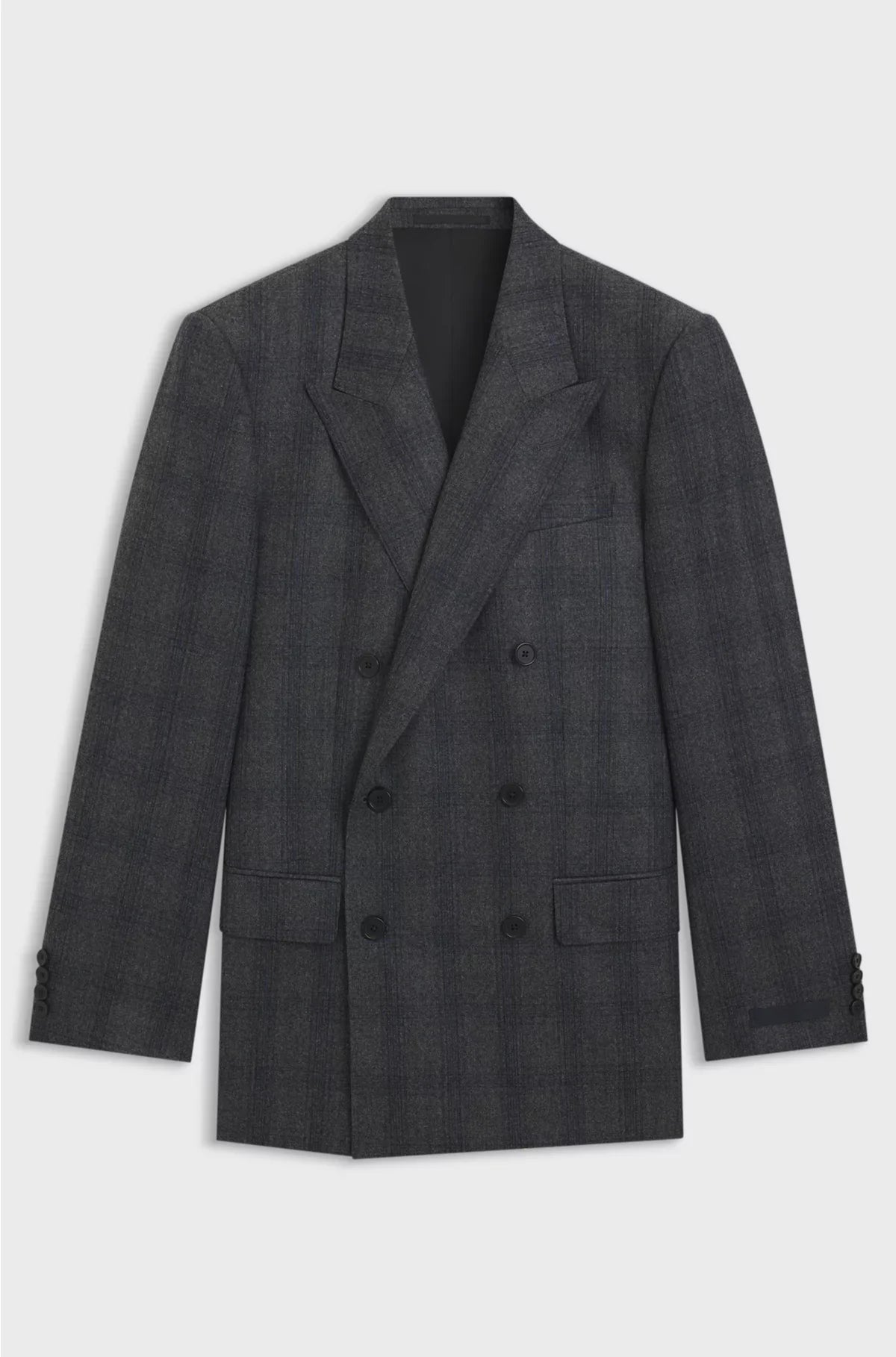 SLIM-FIT SUIT JACKET IN CHECKED WOOL