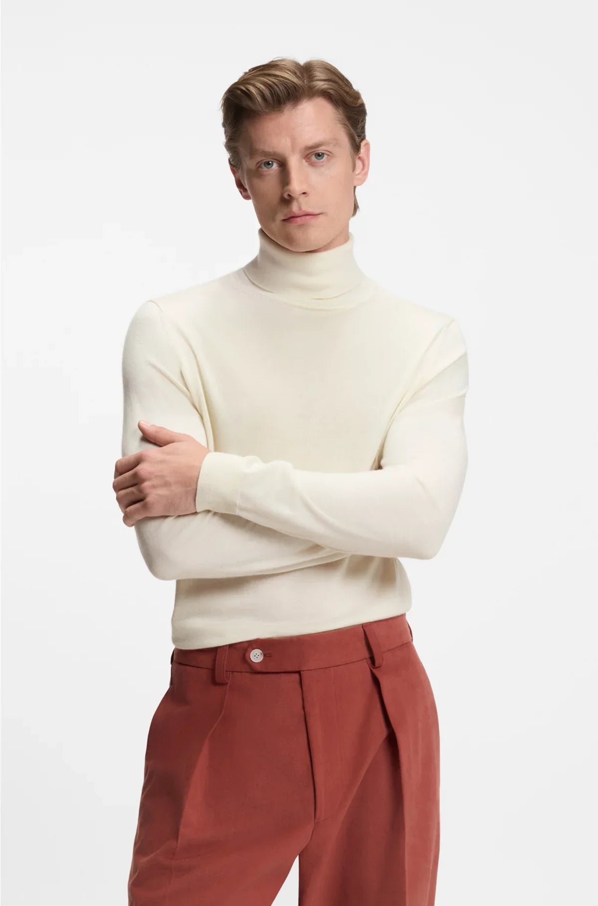 ROLLNECK SWEATER IN CASHMERE