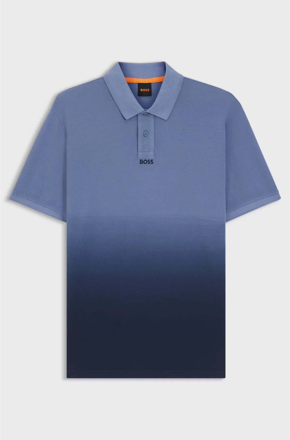 COTTON-PIQUE POLO SHIRT WITH DEGRADE EFFECT