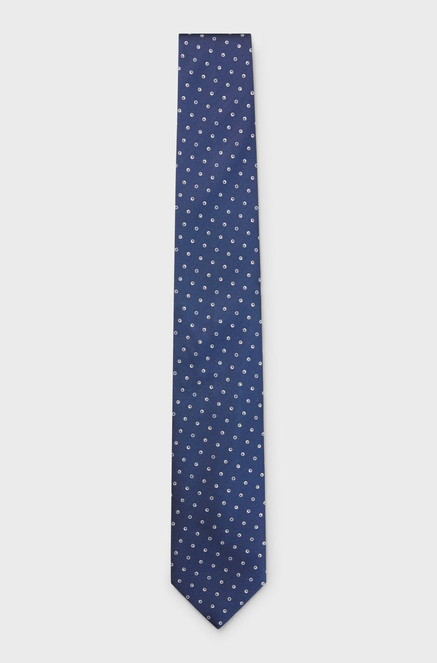 SILK-BLEND TIE WITH MICRO PATTERN