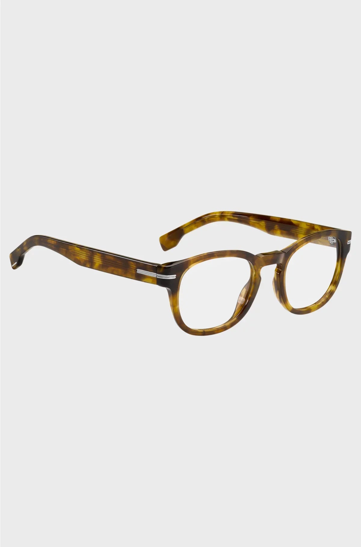 HAVANA-ACETATE OPTICAL FRAMES WITH SIGNATURE SILVER-TONE DETAIL
