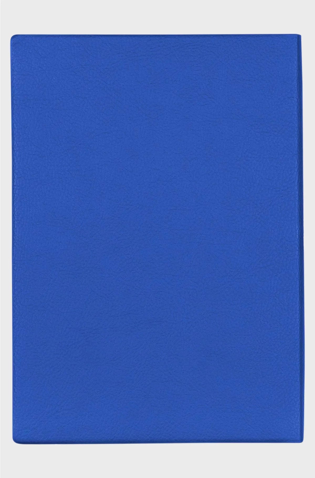 A5 NOTEBOOK IN BLUE FAUX LEATHER